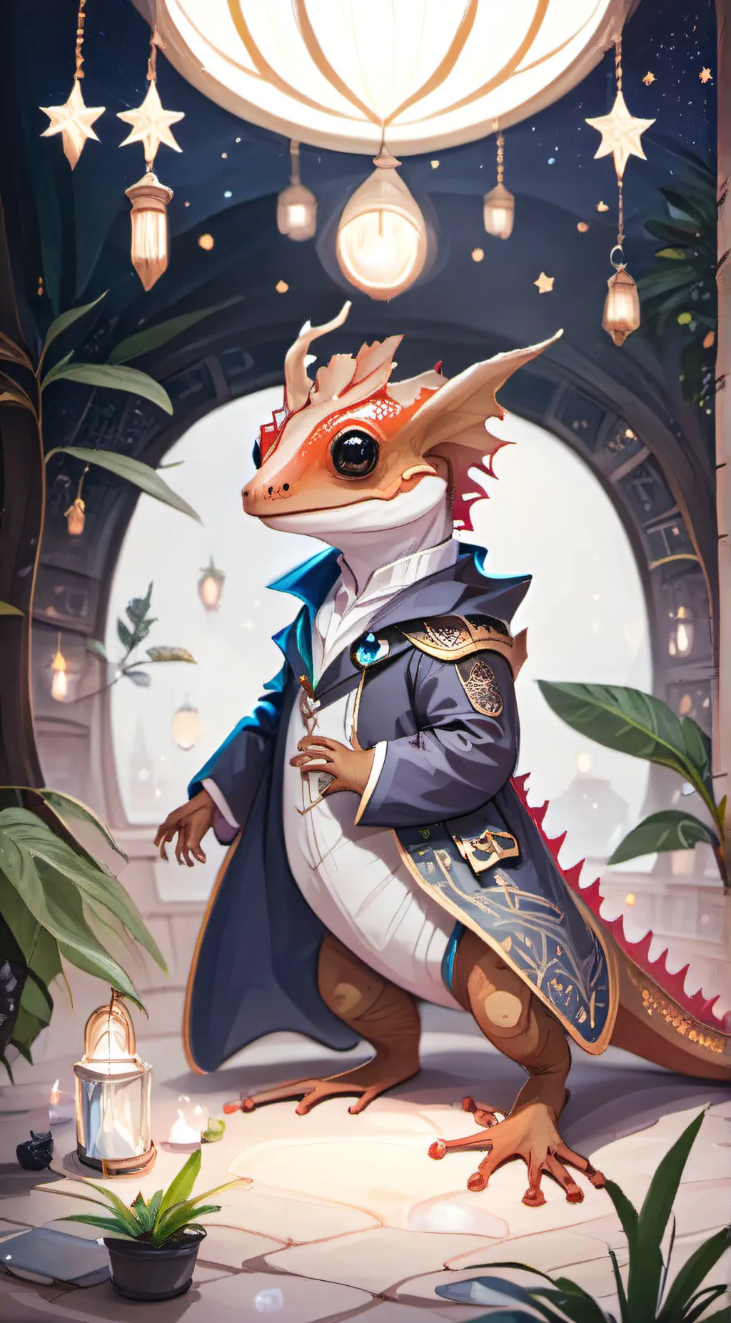 ai character: Peach  background