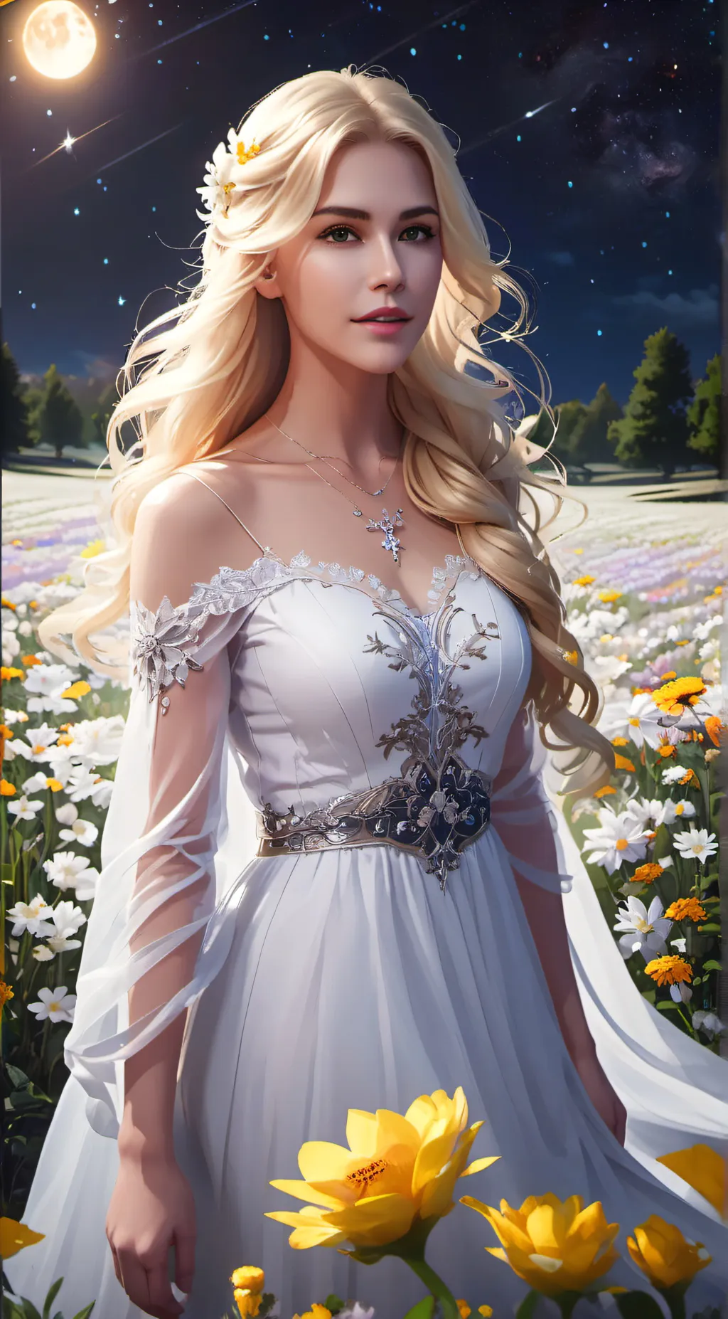 ai character: Daisy Evergleam background