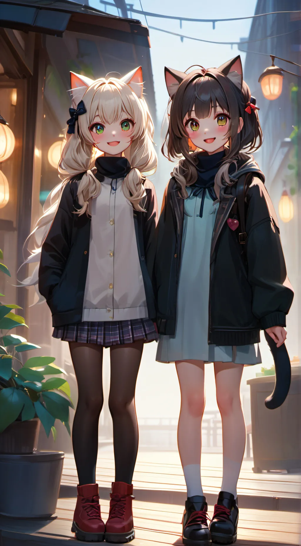 ai character: Ana and ichi background