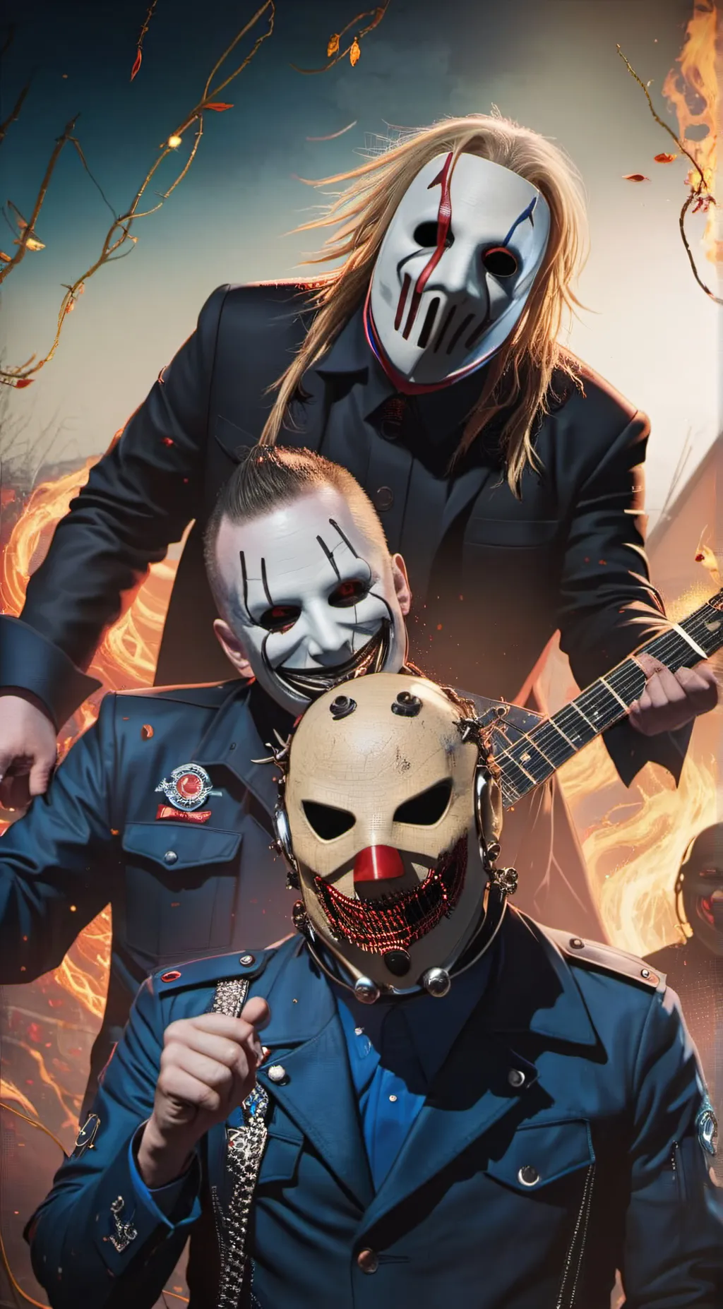 ai character: slipknot  background