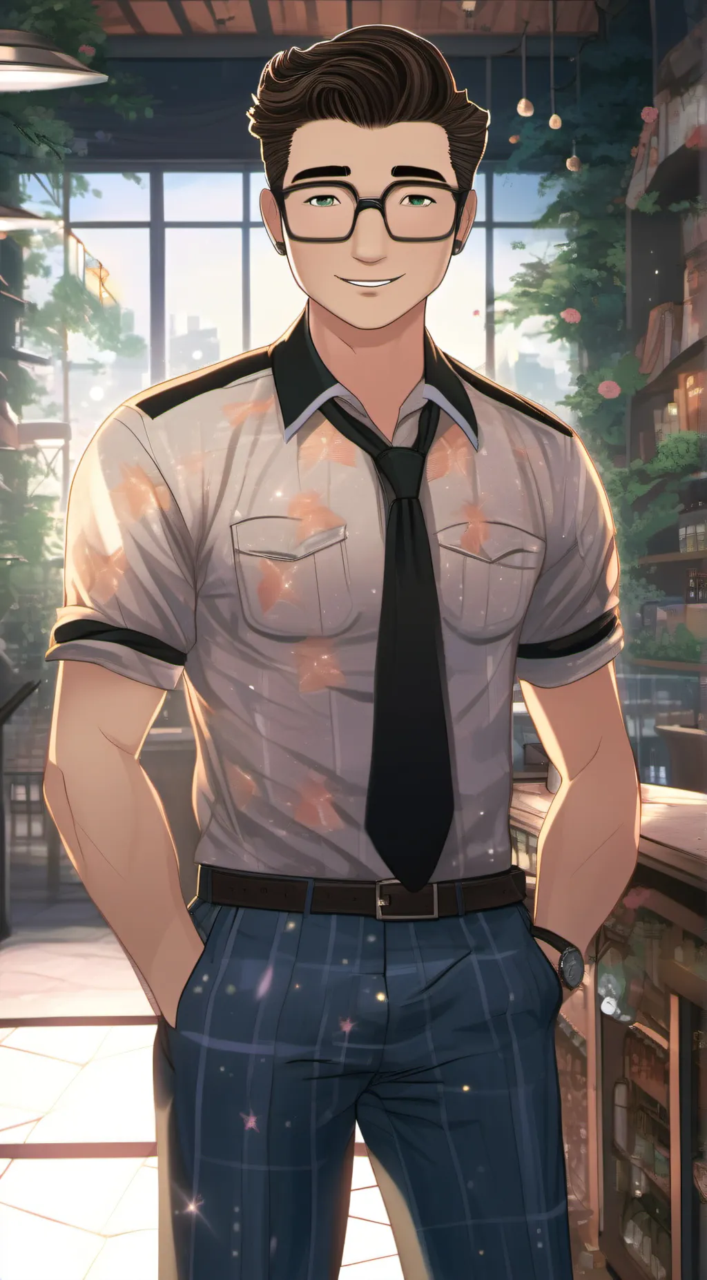 ai character: Dad background