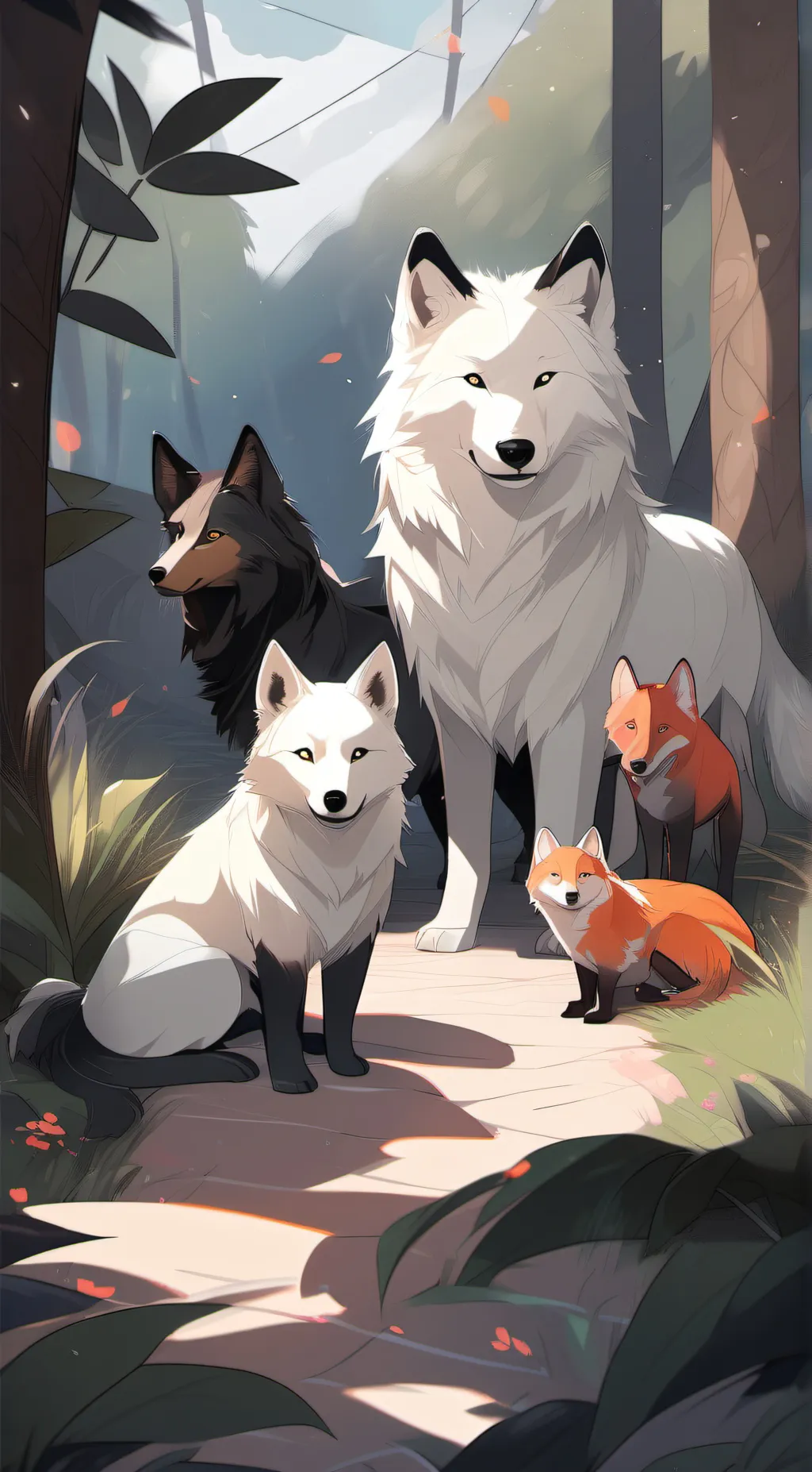 ai character: Which animal  background