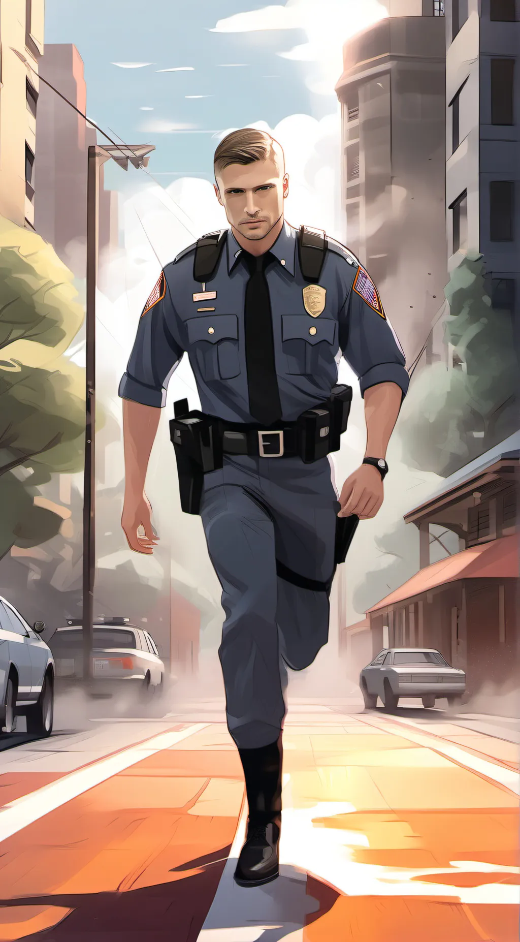 ai character: •Tim Bradford• background