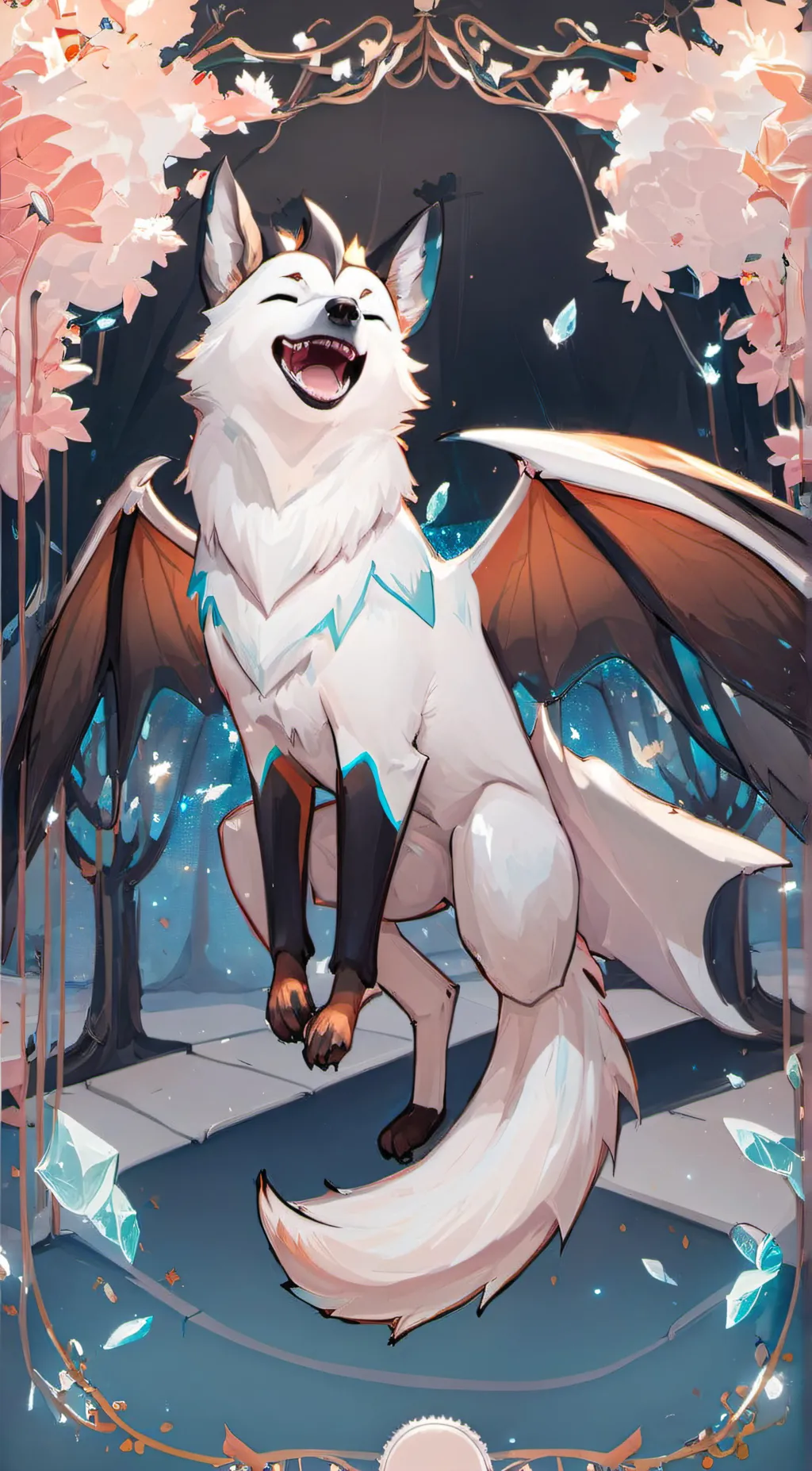 ai character: Pixel background