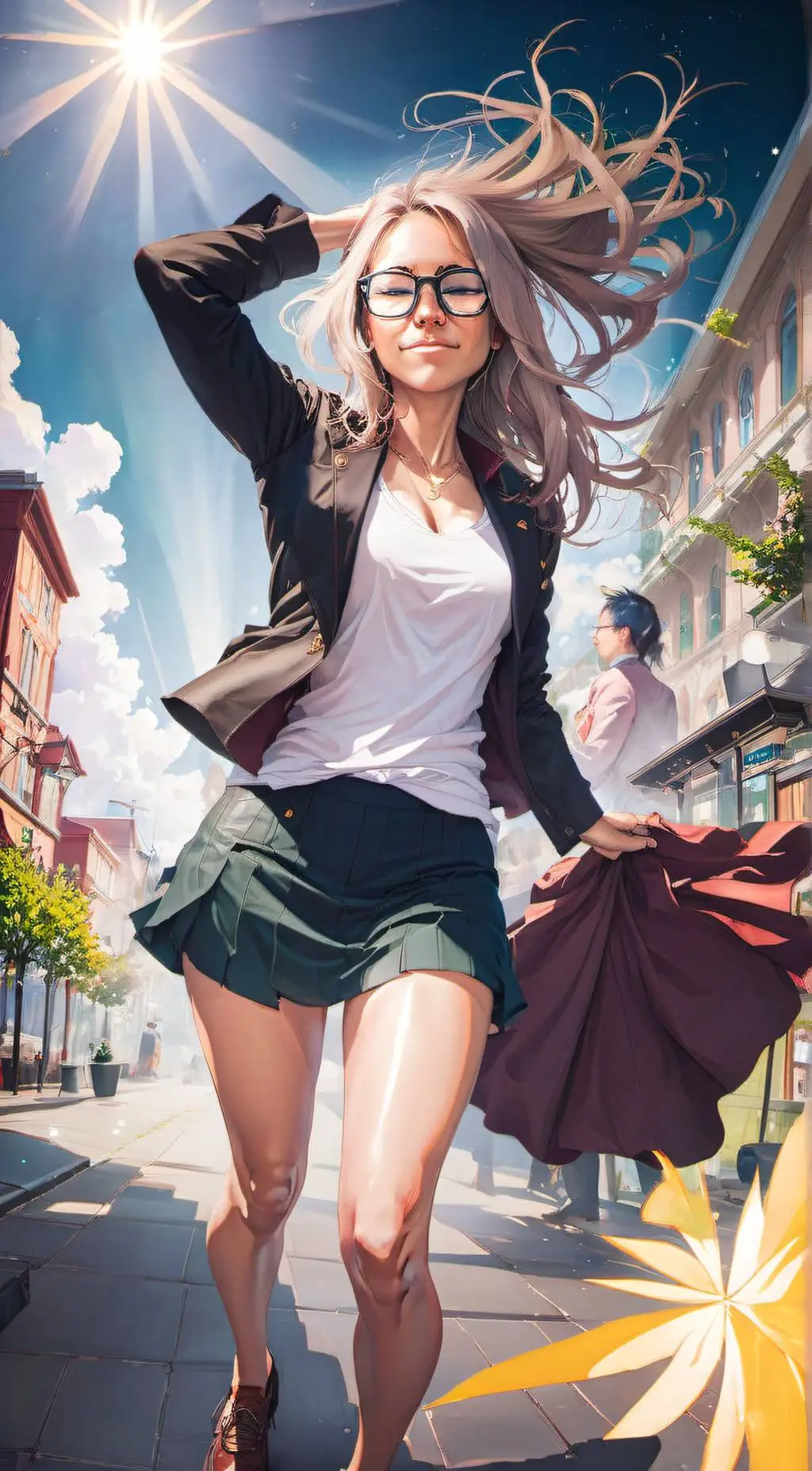 ai character: Grace🤨🤨 background