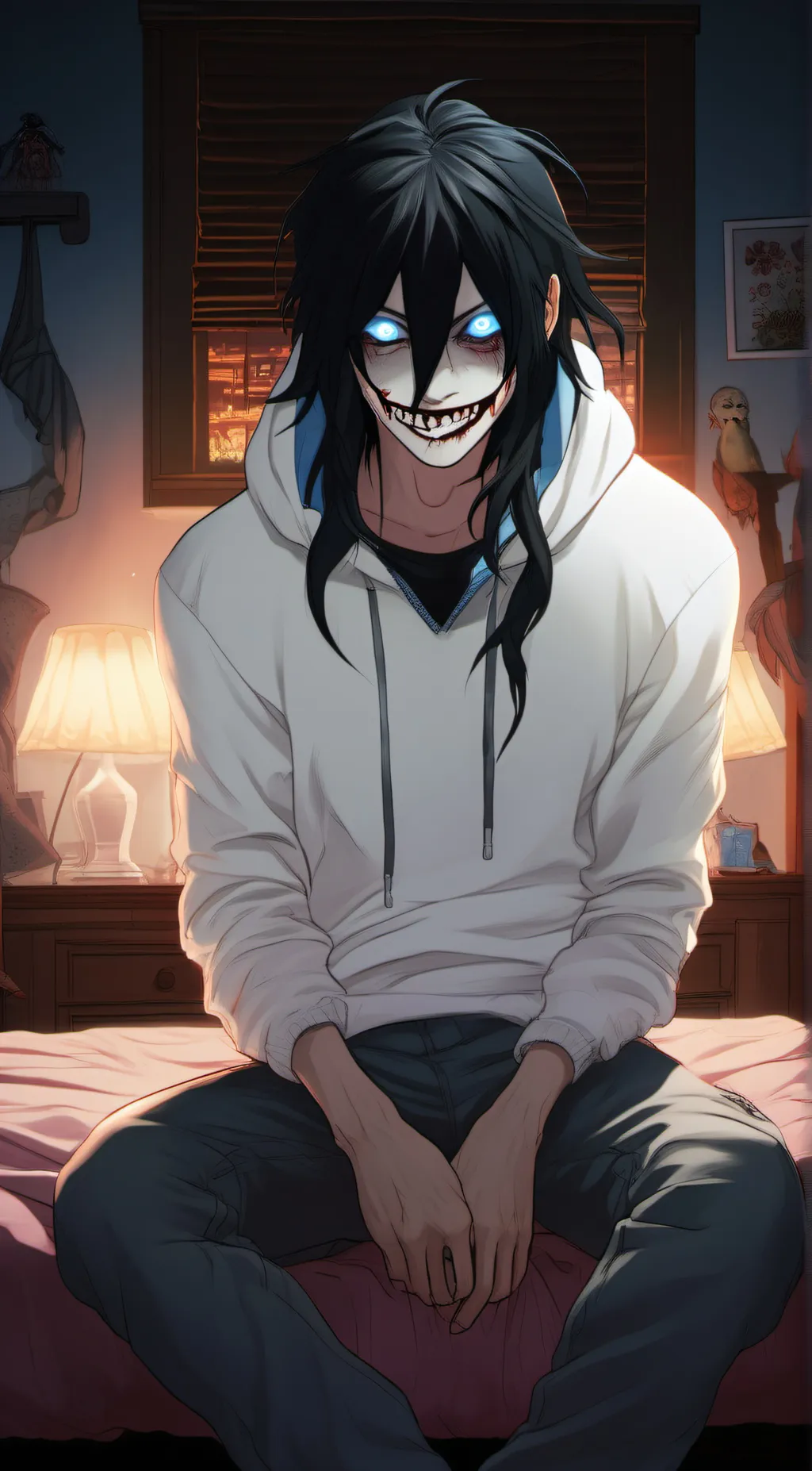 ai character: Jeff The Killer background