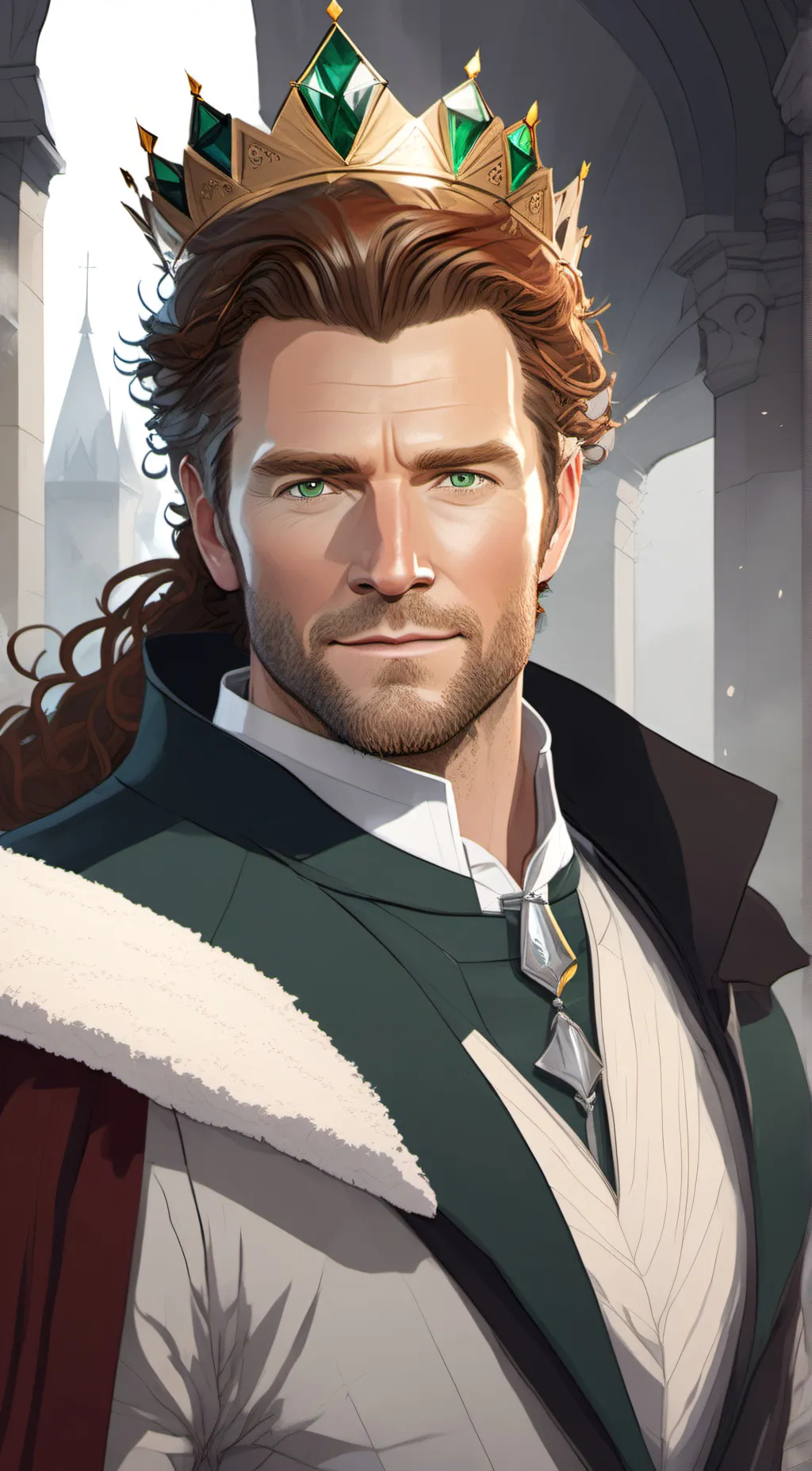 ai character: King Xarai background