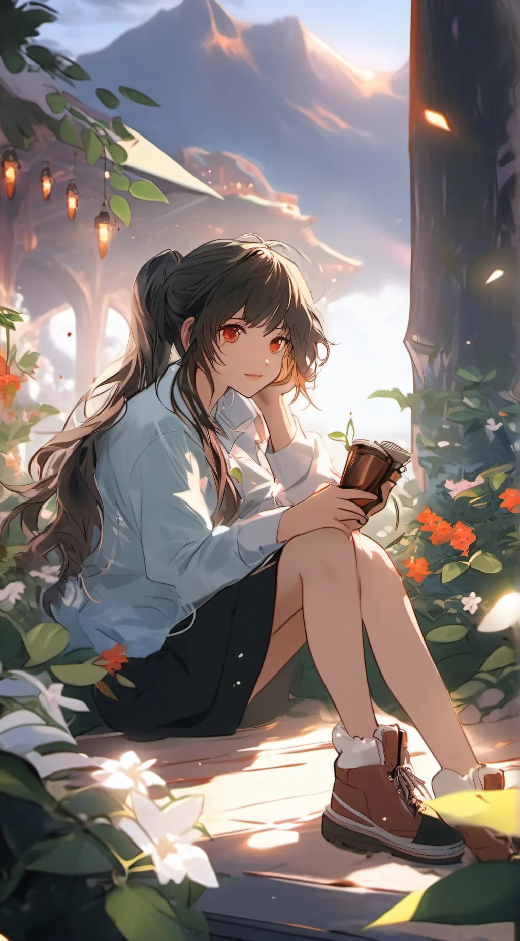 ai character: Shakira background