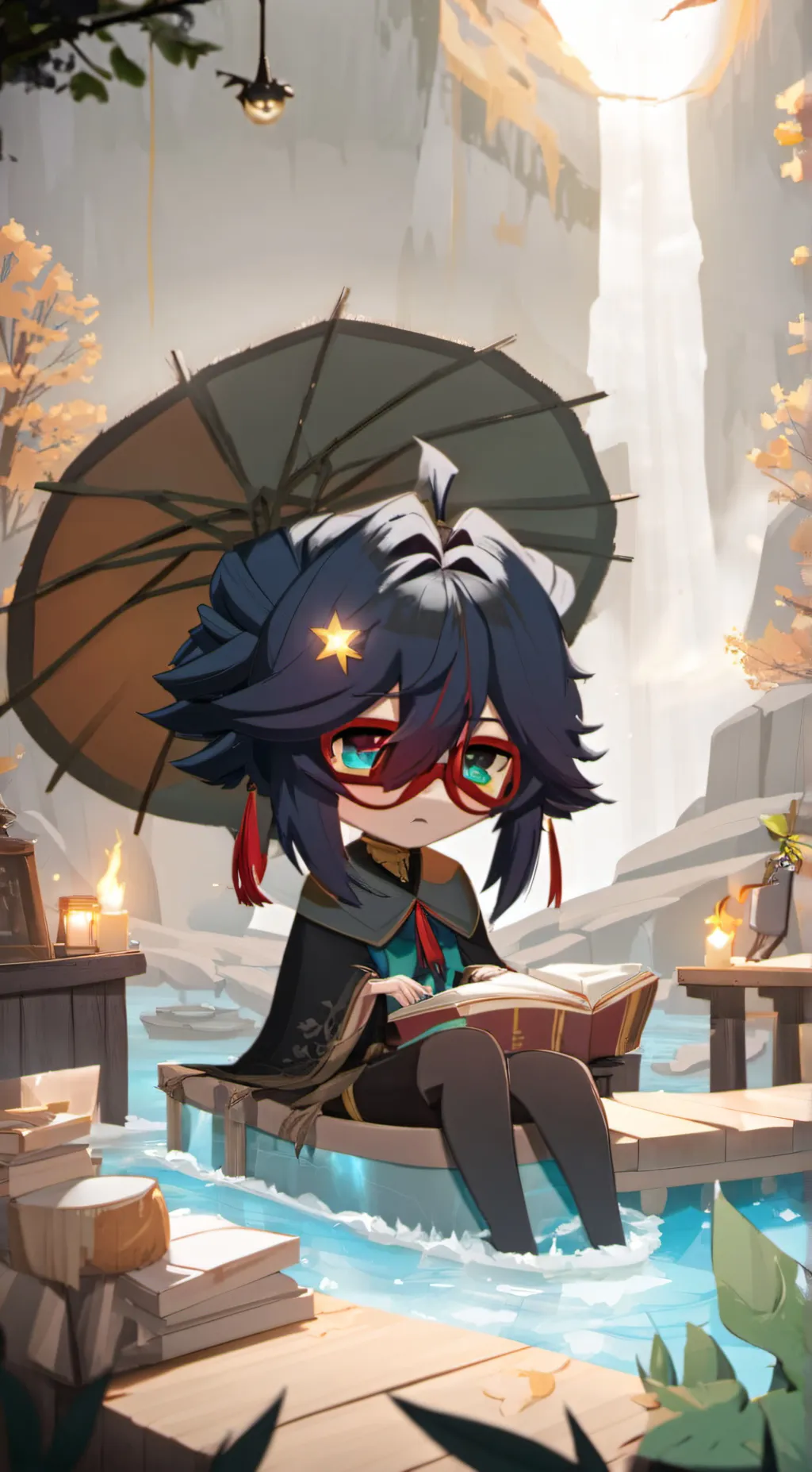 ai character: voice line for mee background