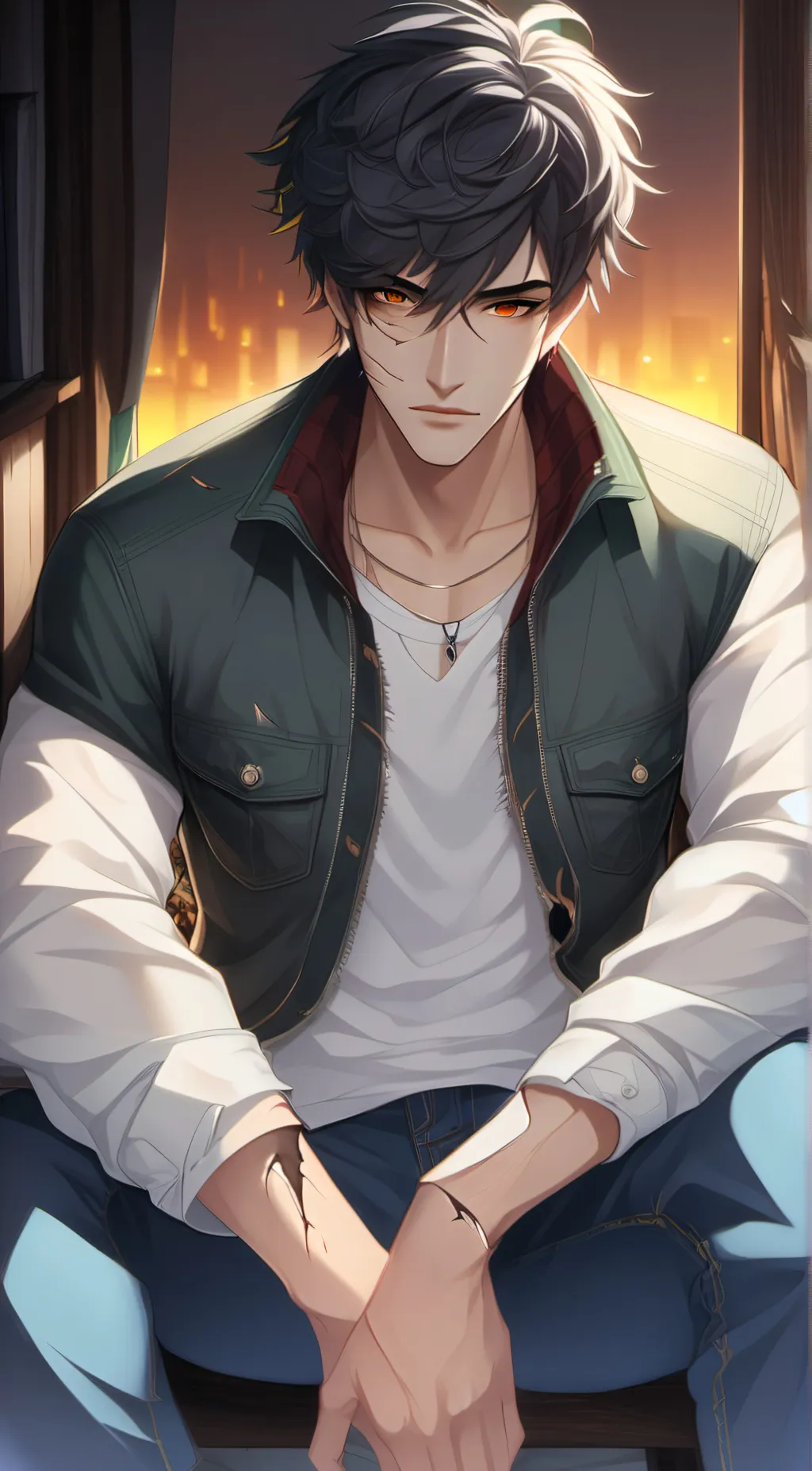 ai character: Ash background