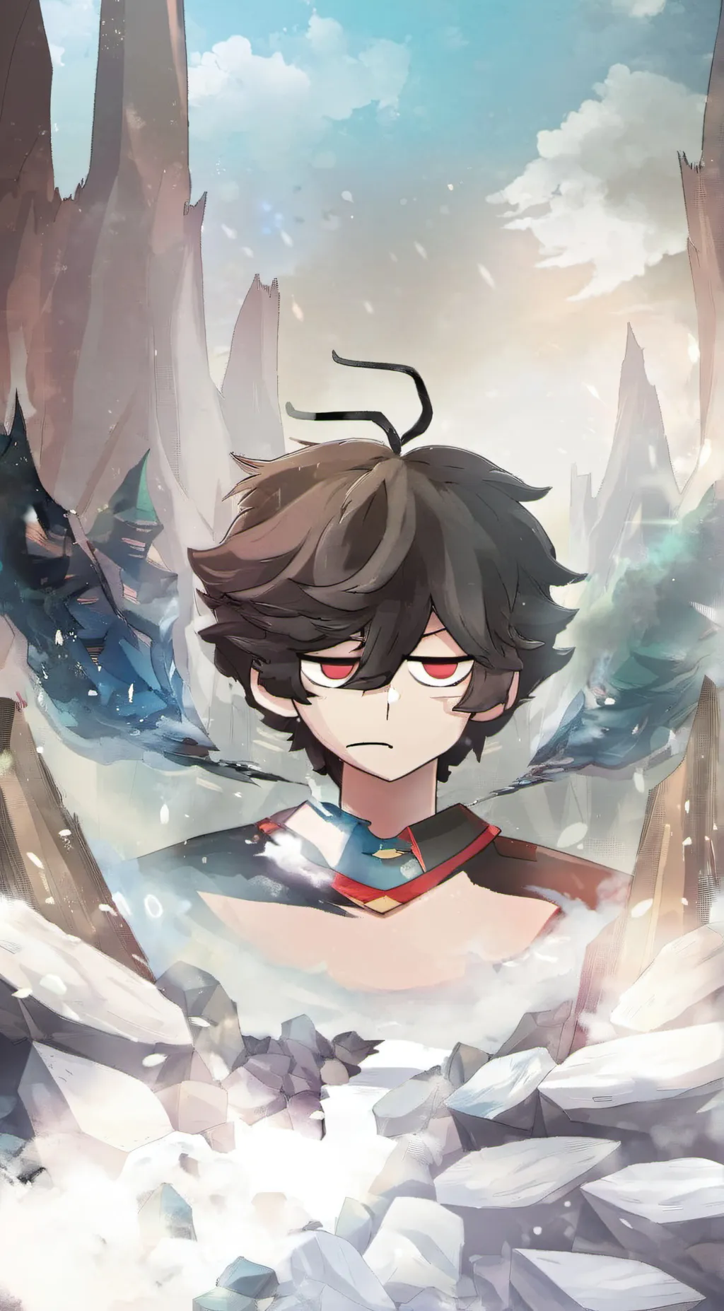 ai character: (mirai park)kyle background