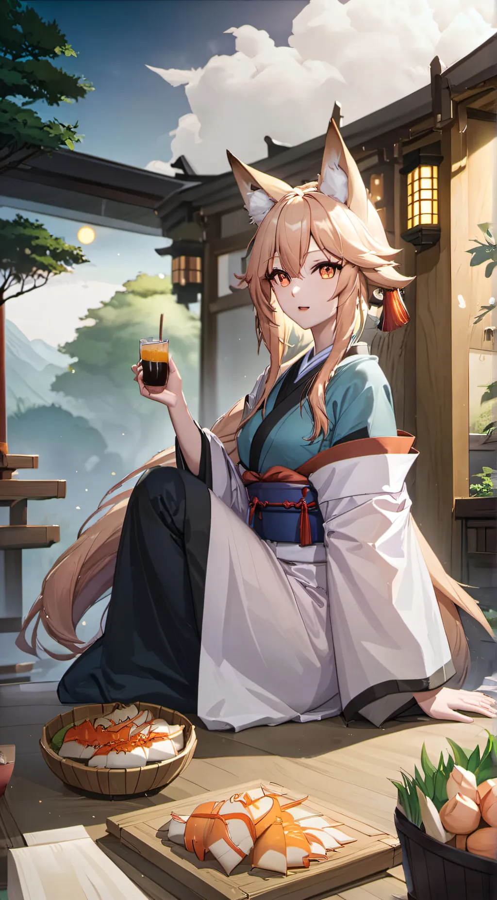 ai character: Kit background