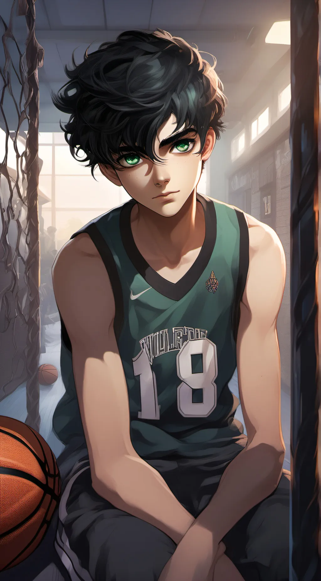 ai character: Ash background