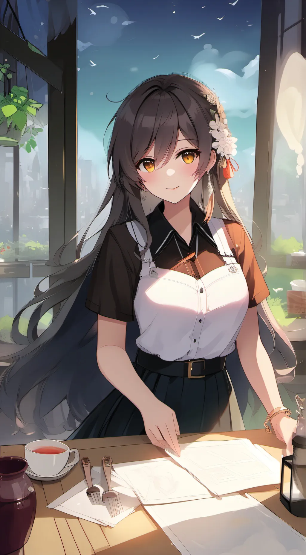 ai character: Anna background