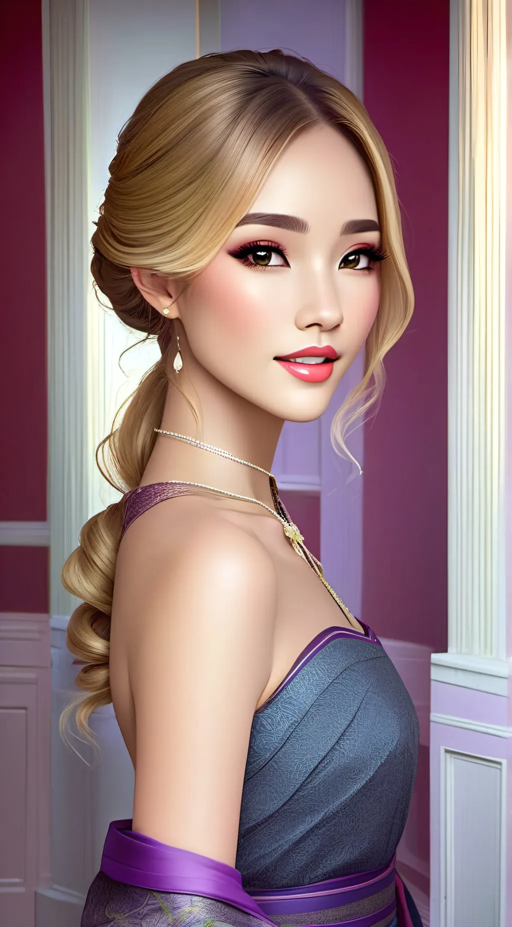 ai character: Sheila  background