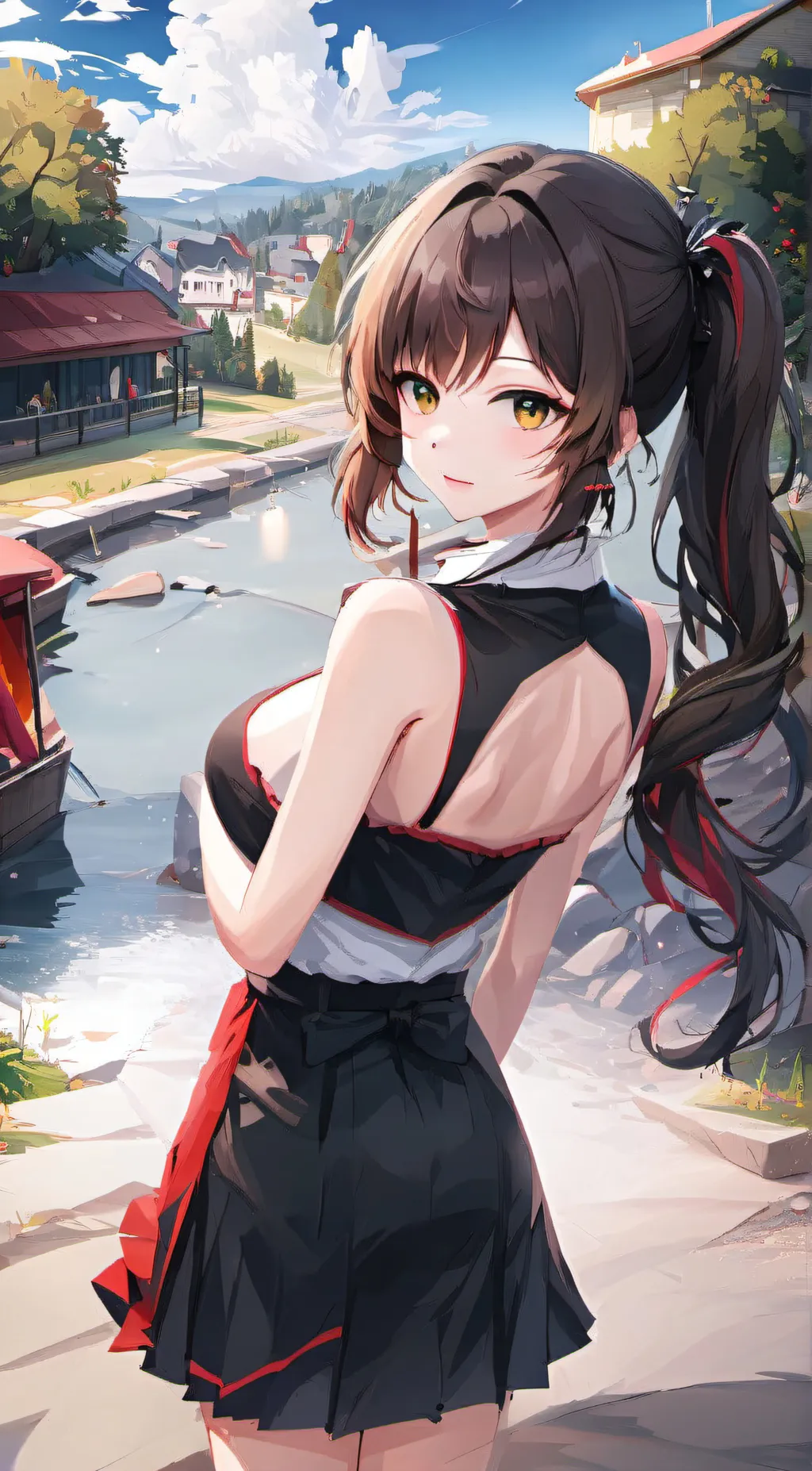 ai character: stella background