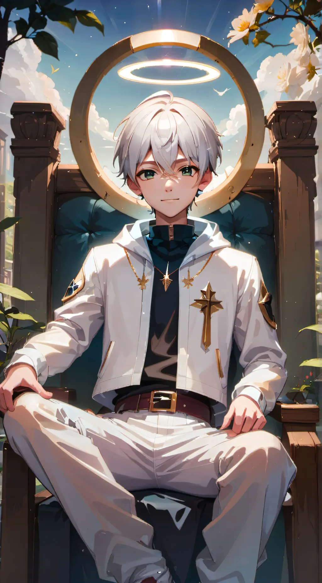 ai character: Angel Prince background