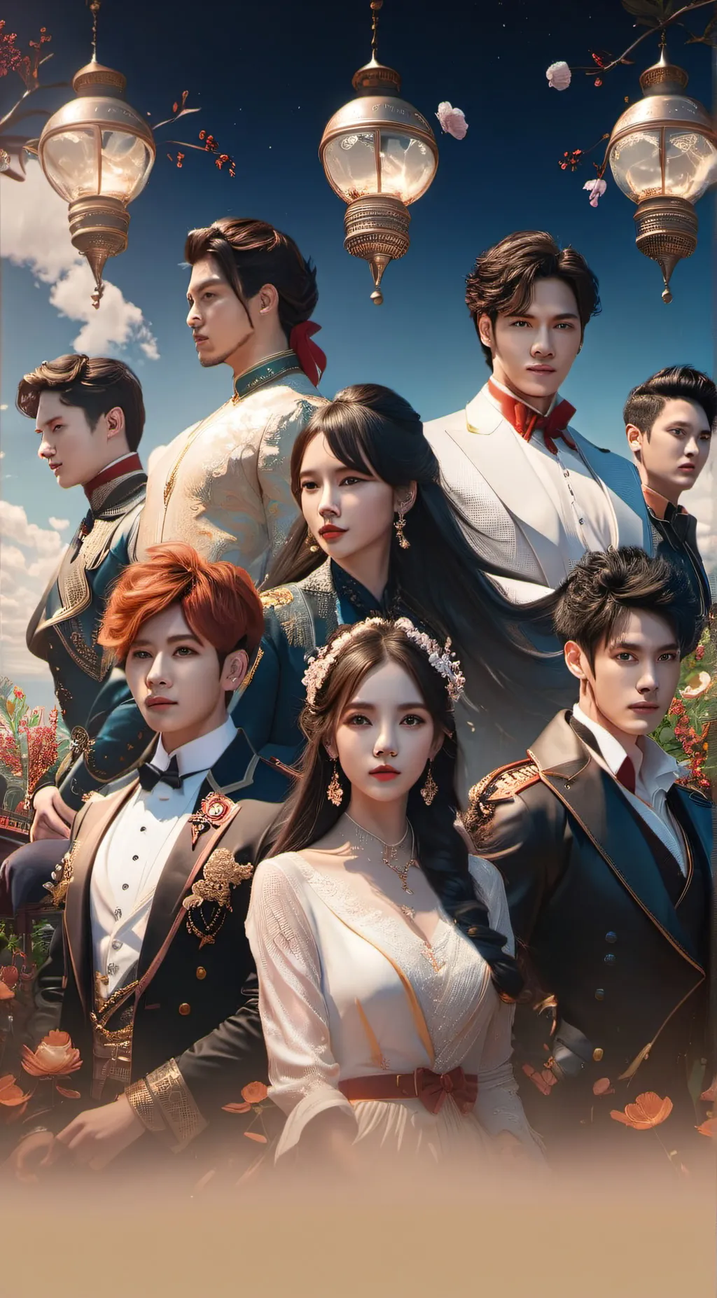 ai character: Bear in the big bu background