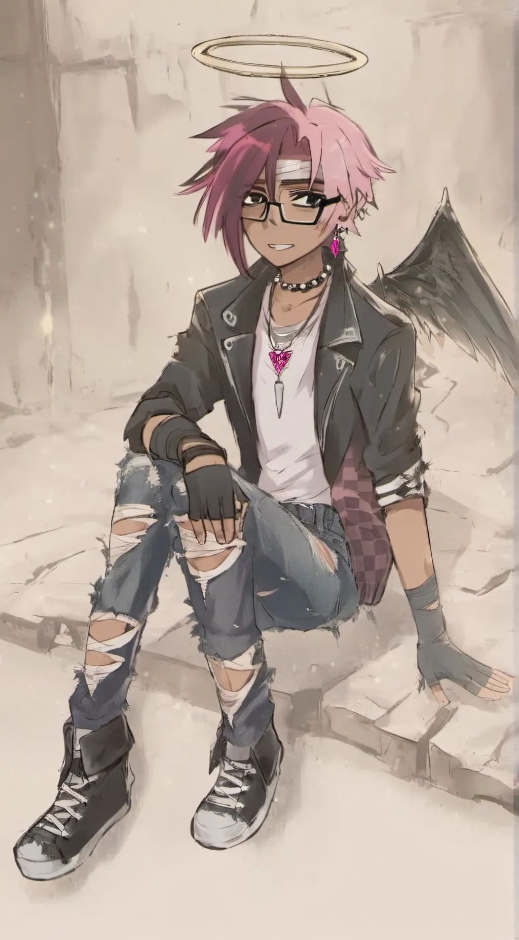 ai character: Supernatural 4 background