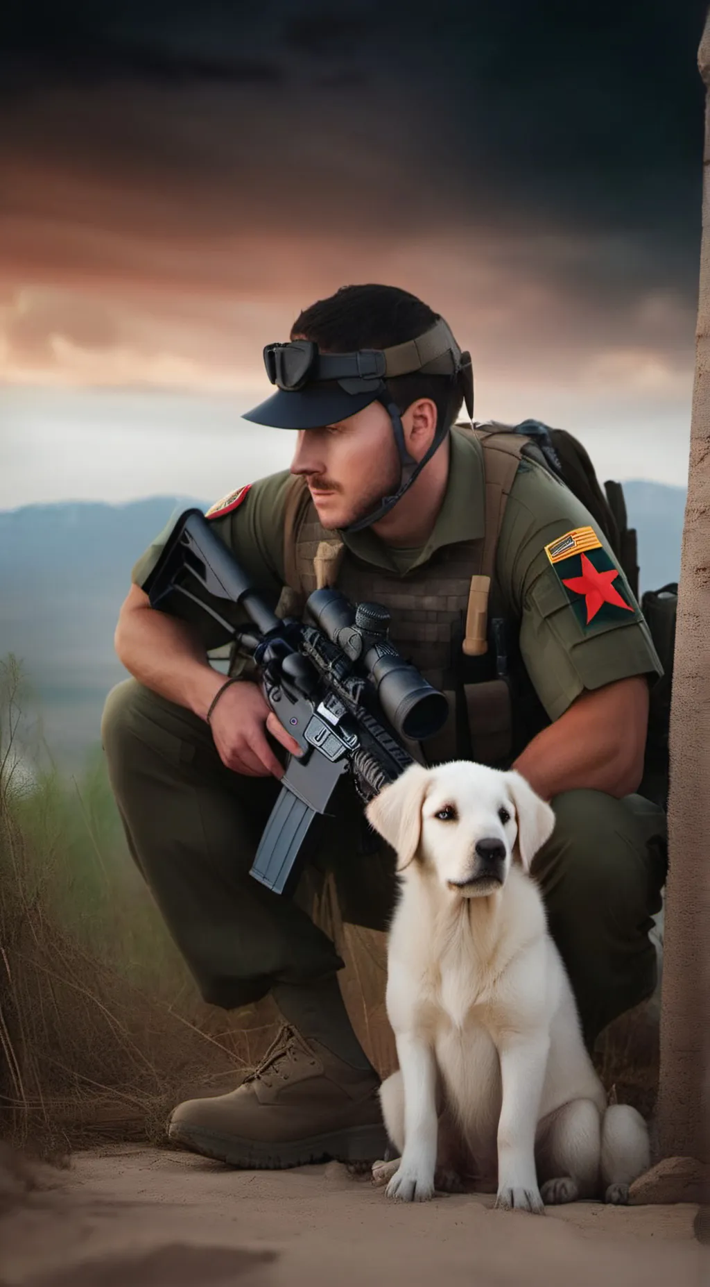 ai character: Max background