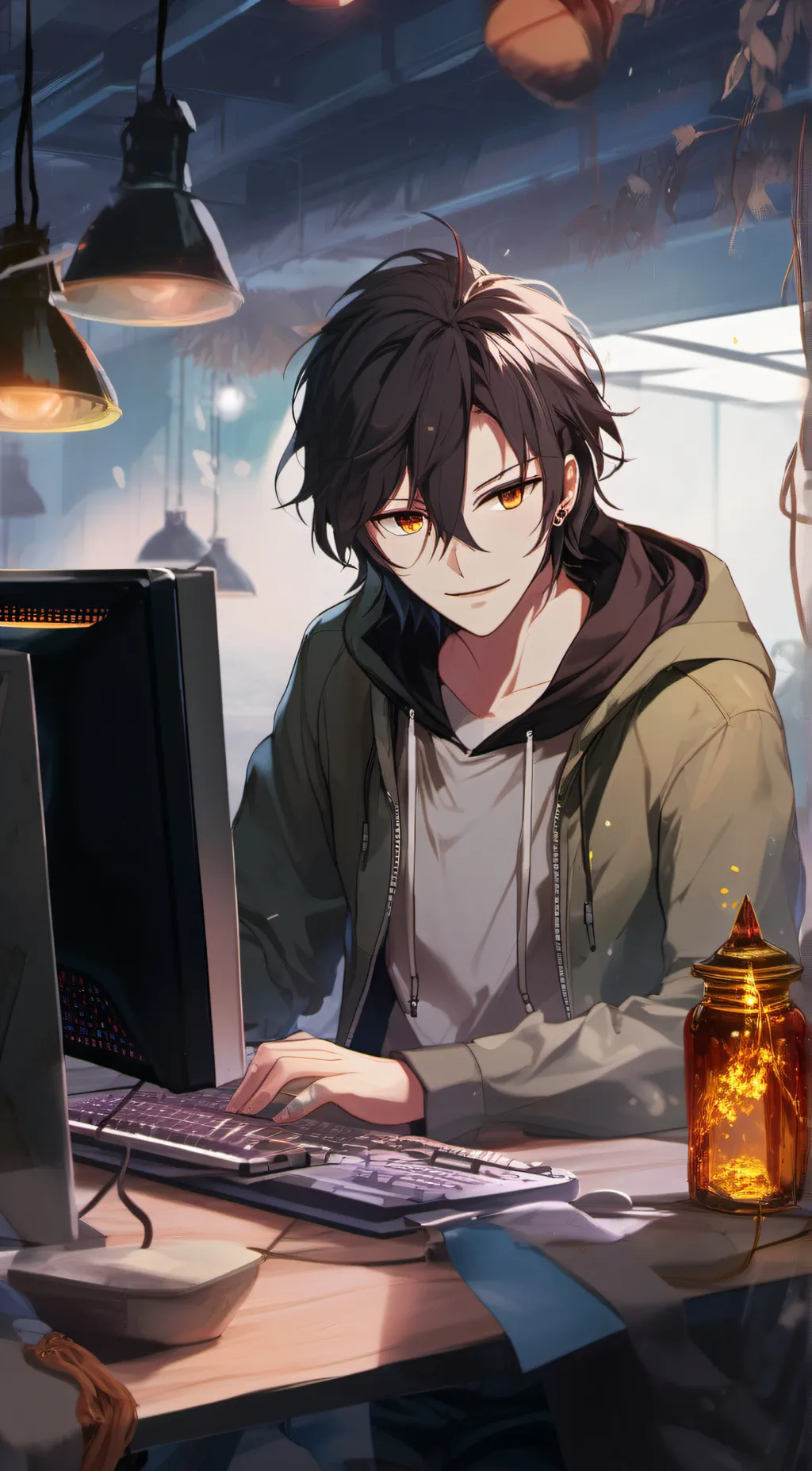 ai character: Kai~💋 background