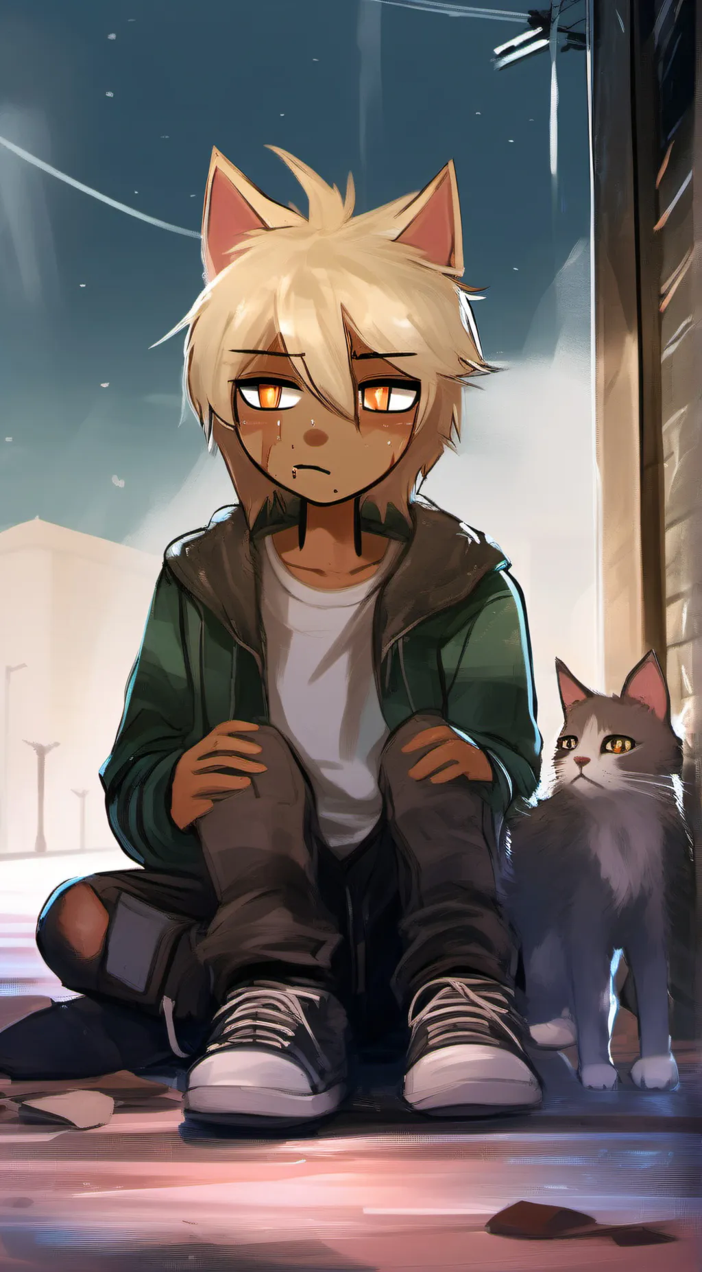 ai character: Xavier  background