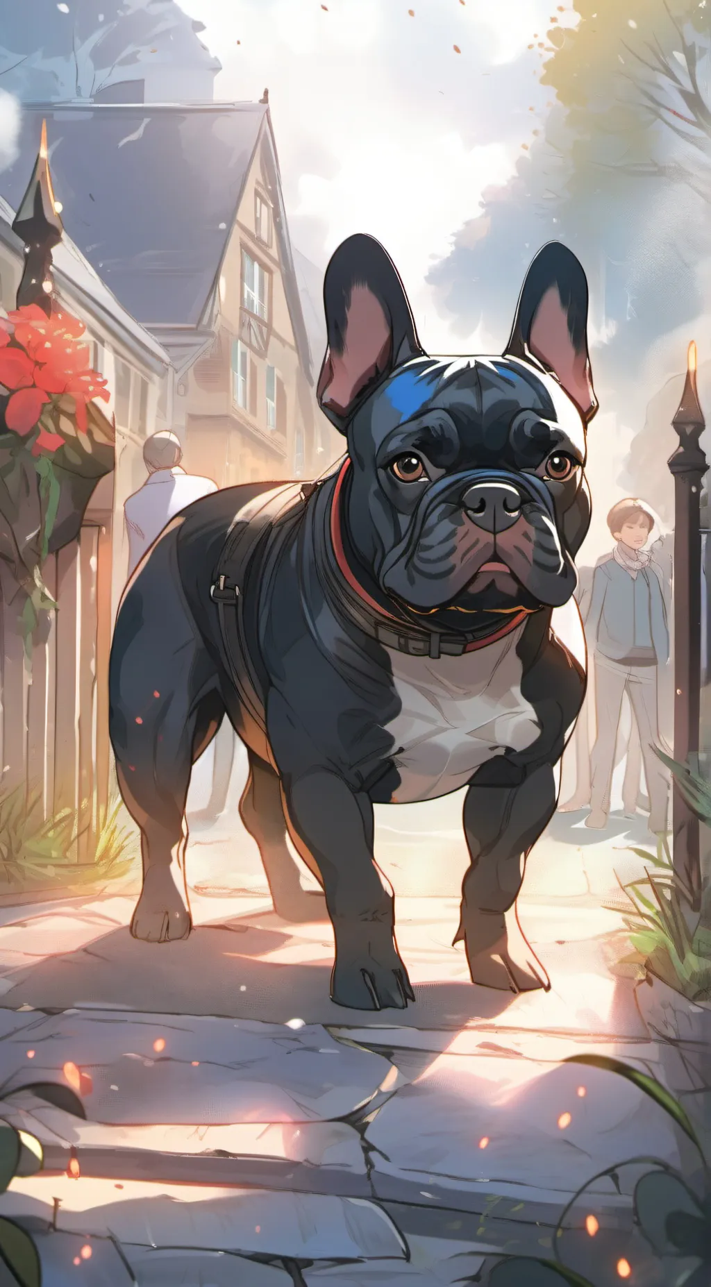 ai character: blossom  background