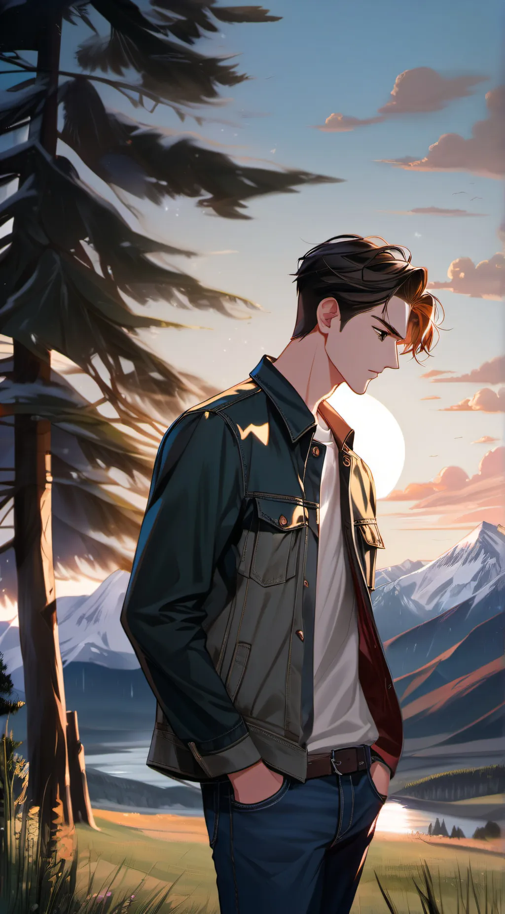 ai character: asher background