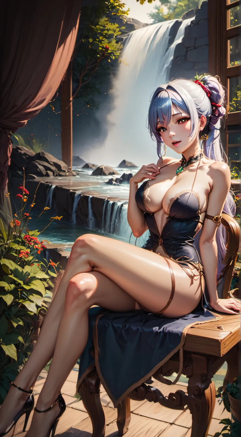 ai character: Sara Bara background