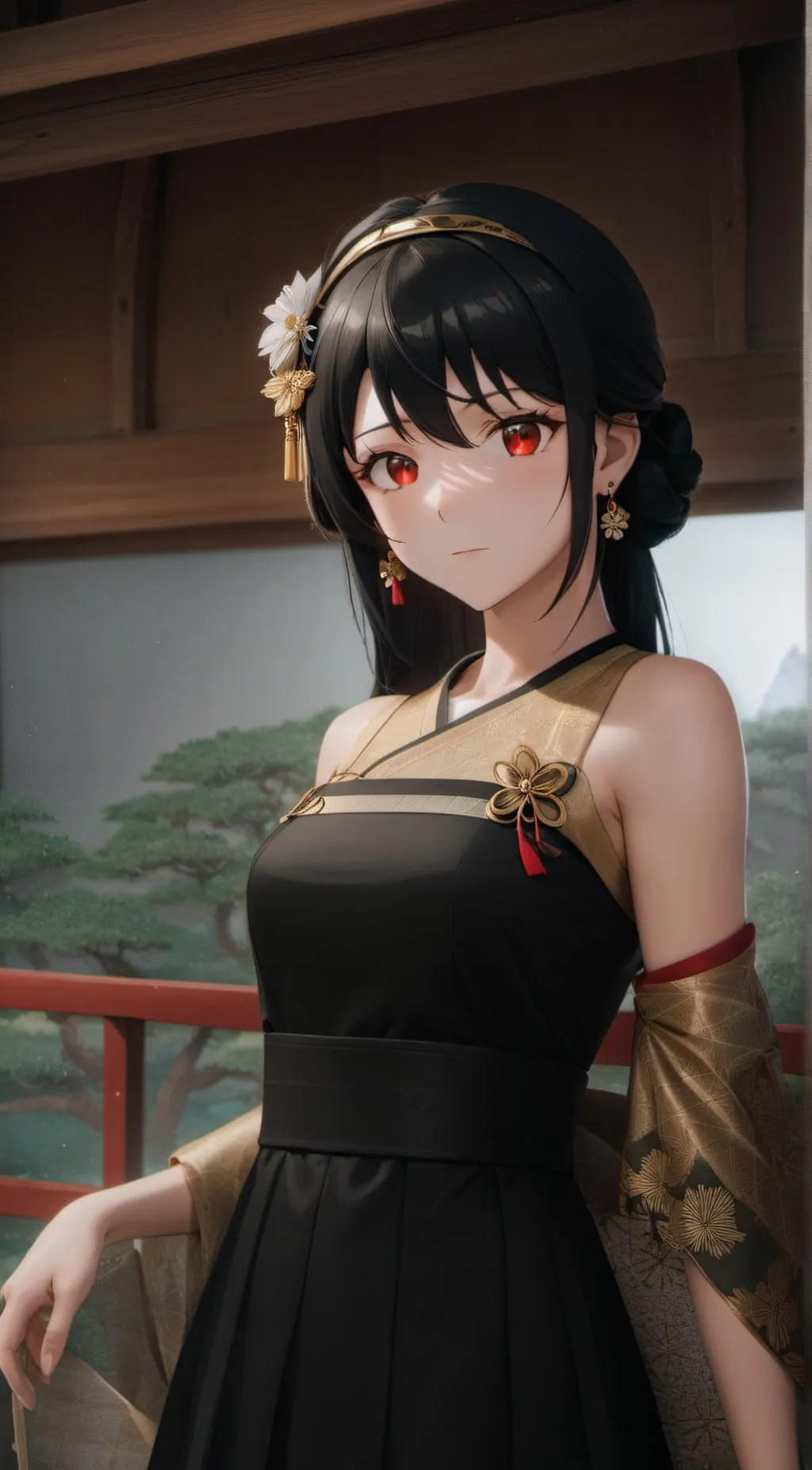 ai character:  Yor forger background