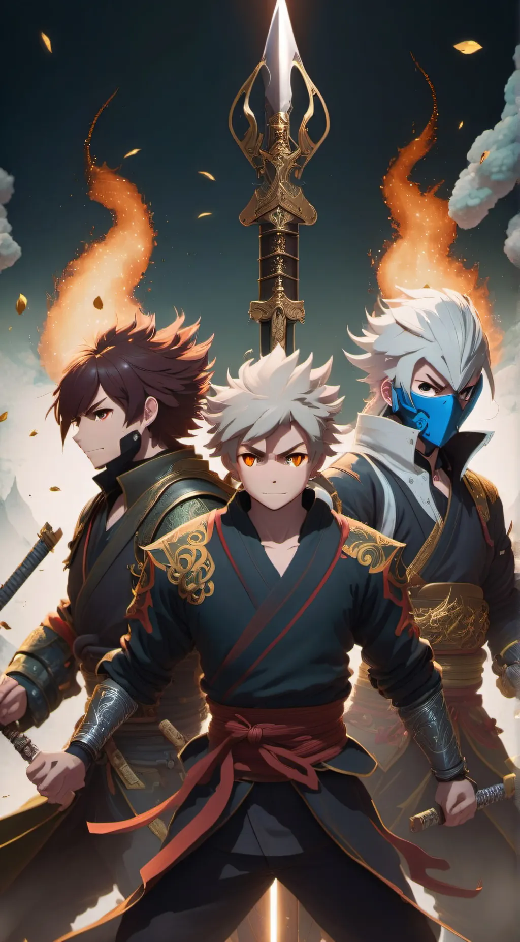 ai character: Anhhialation trio background