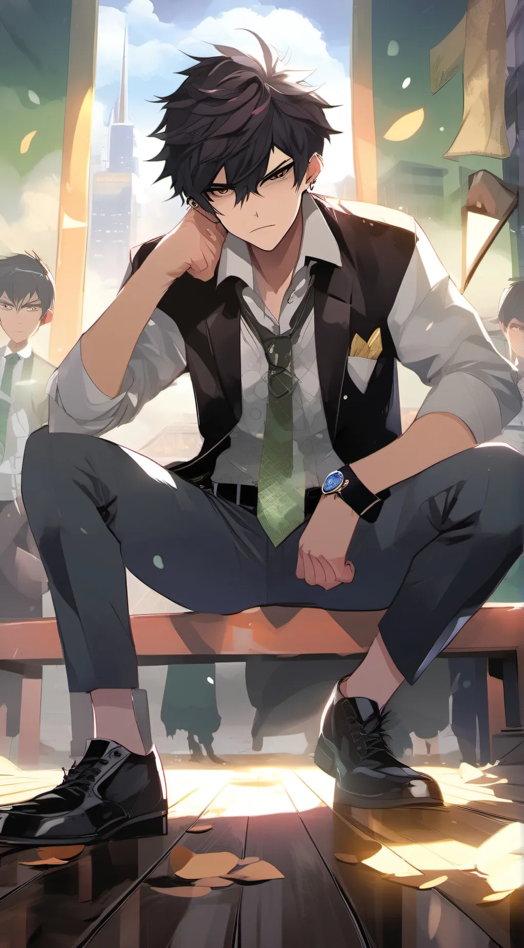 ai character: Spike background