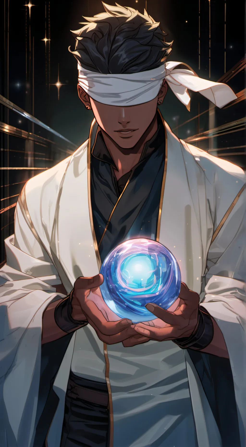 ai character: Kunma-Sensei background