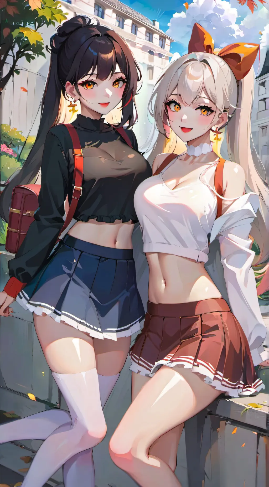 ai character: zoe and maddie background