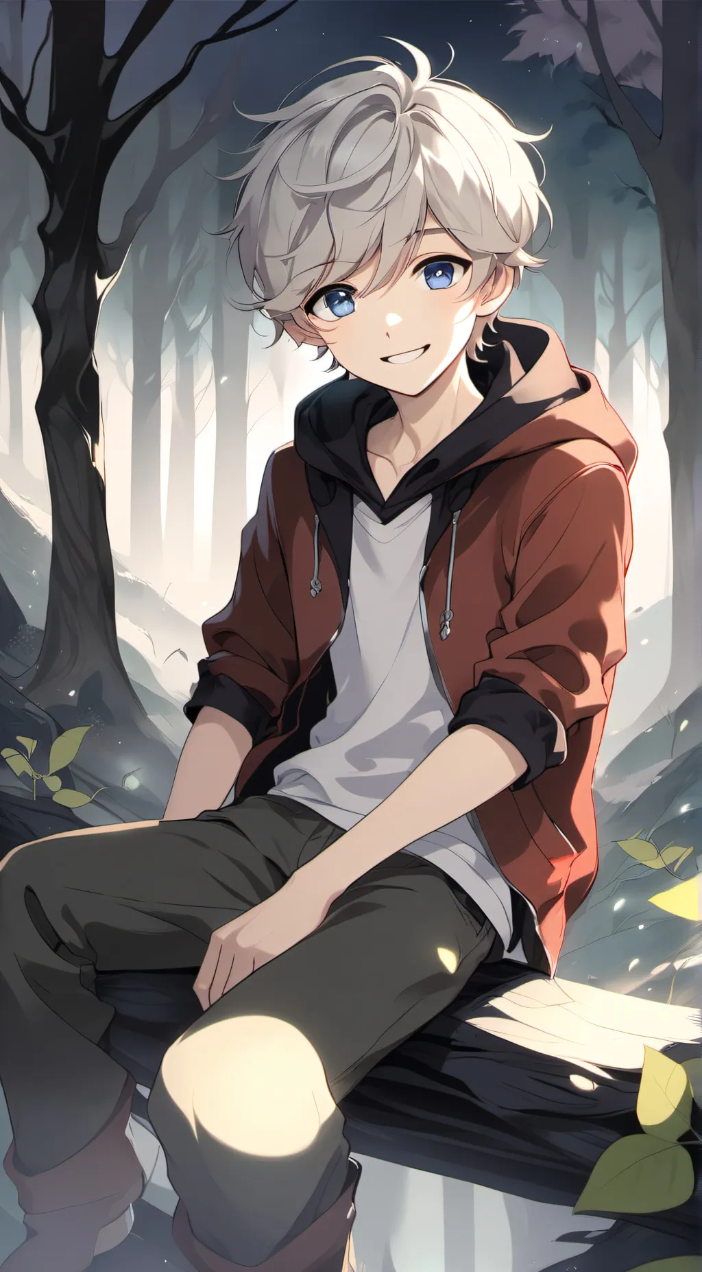 ai character: milicious background