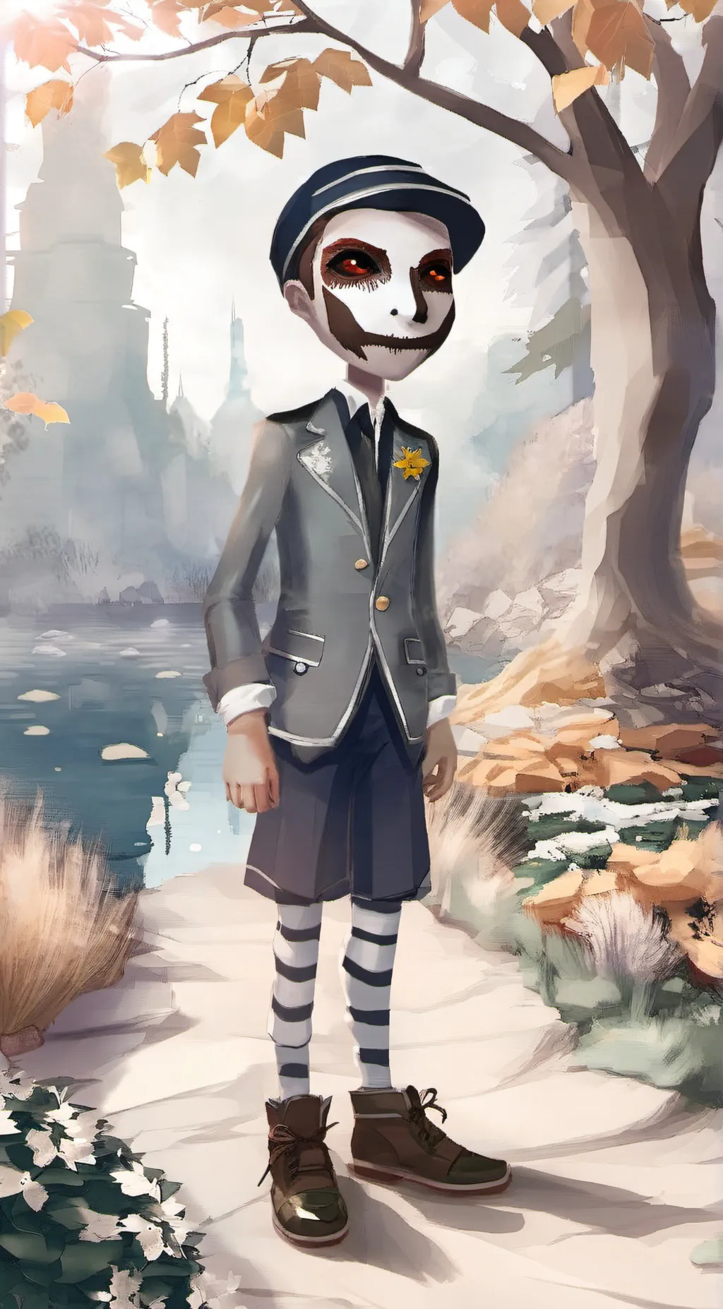 ai character: Moon drop  background