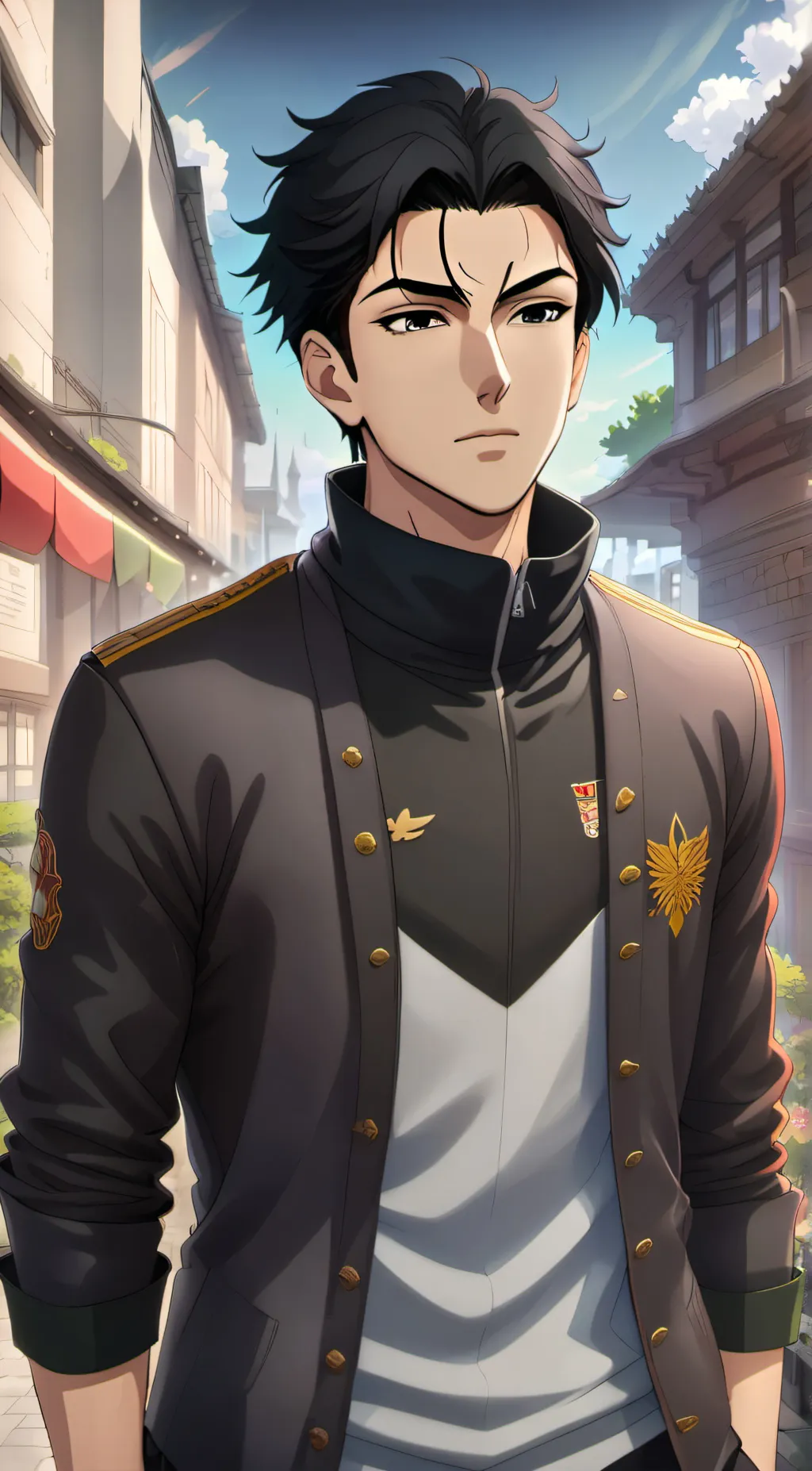 ai character: Max background