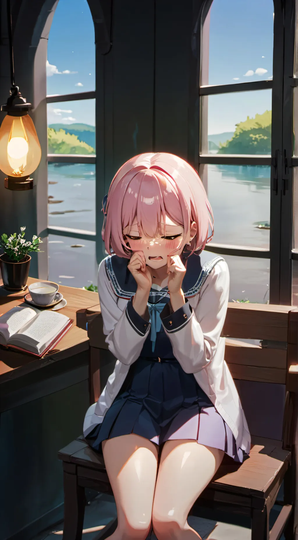 ai character: Melody background