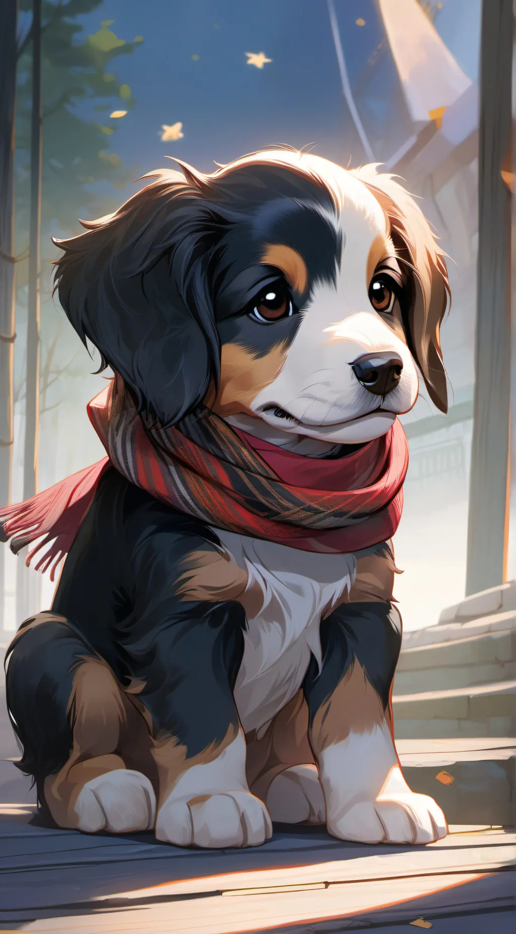 ai character: boy background