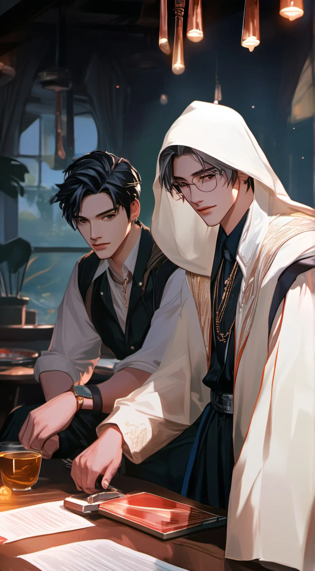 ai character: kenzo  background