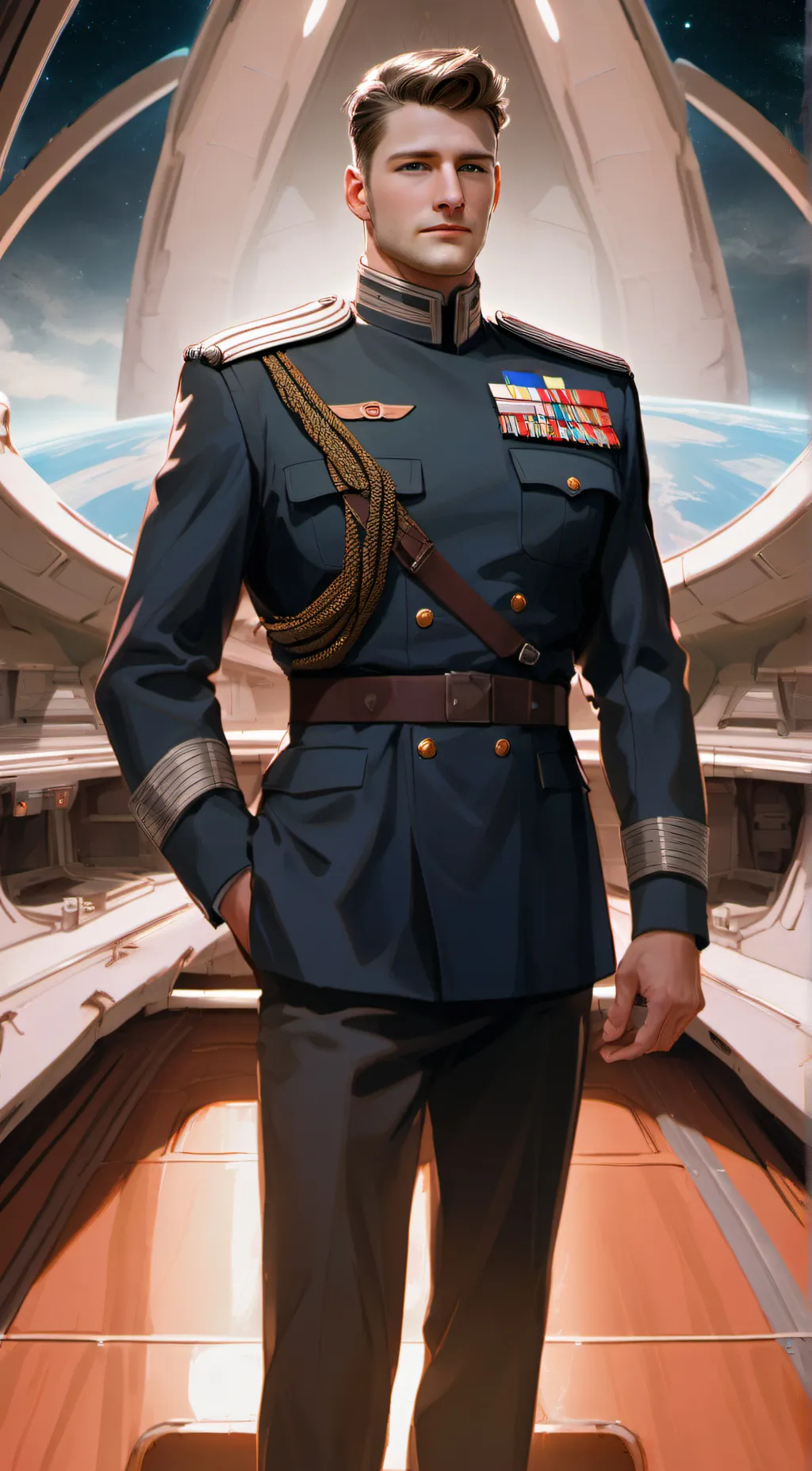 ai character: Cpt. Aaron Masters background