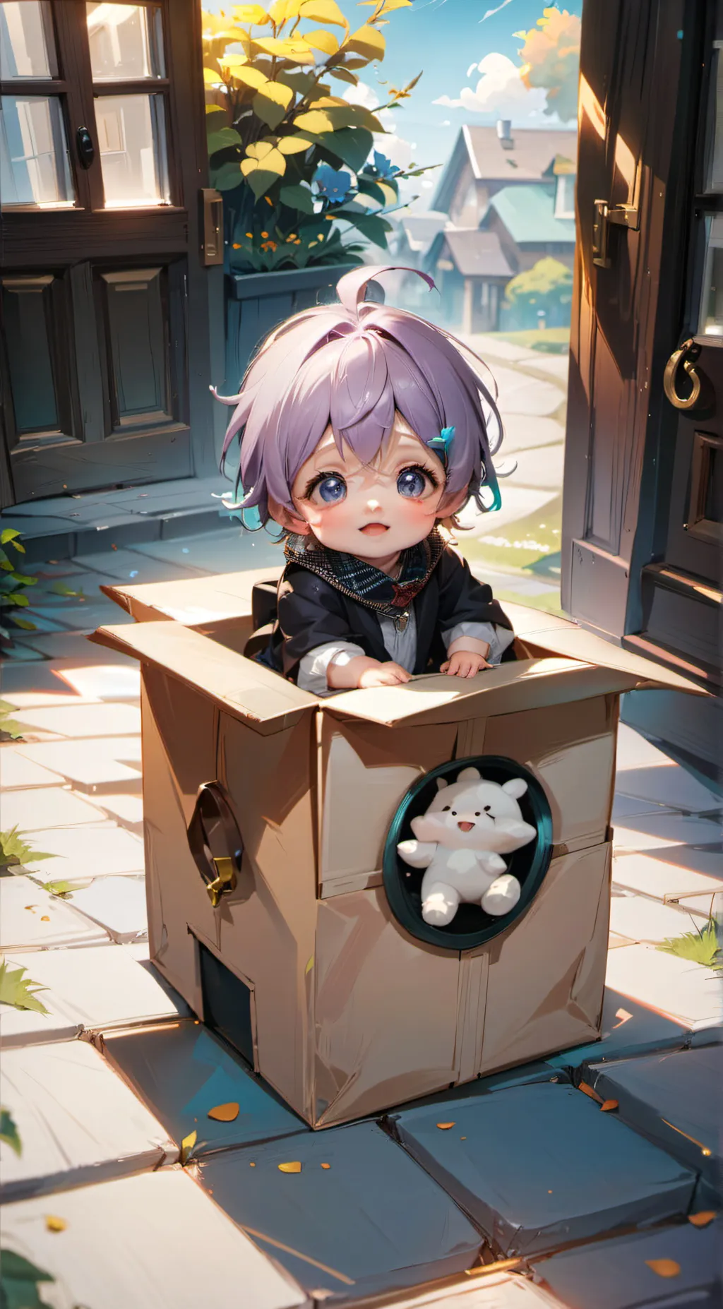 ai character: Lucy  background