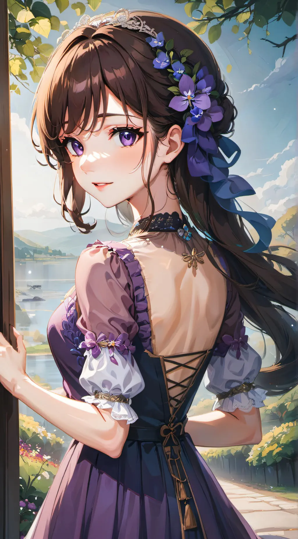 ai character: princess Lily background