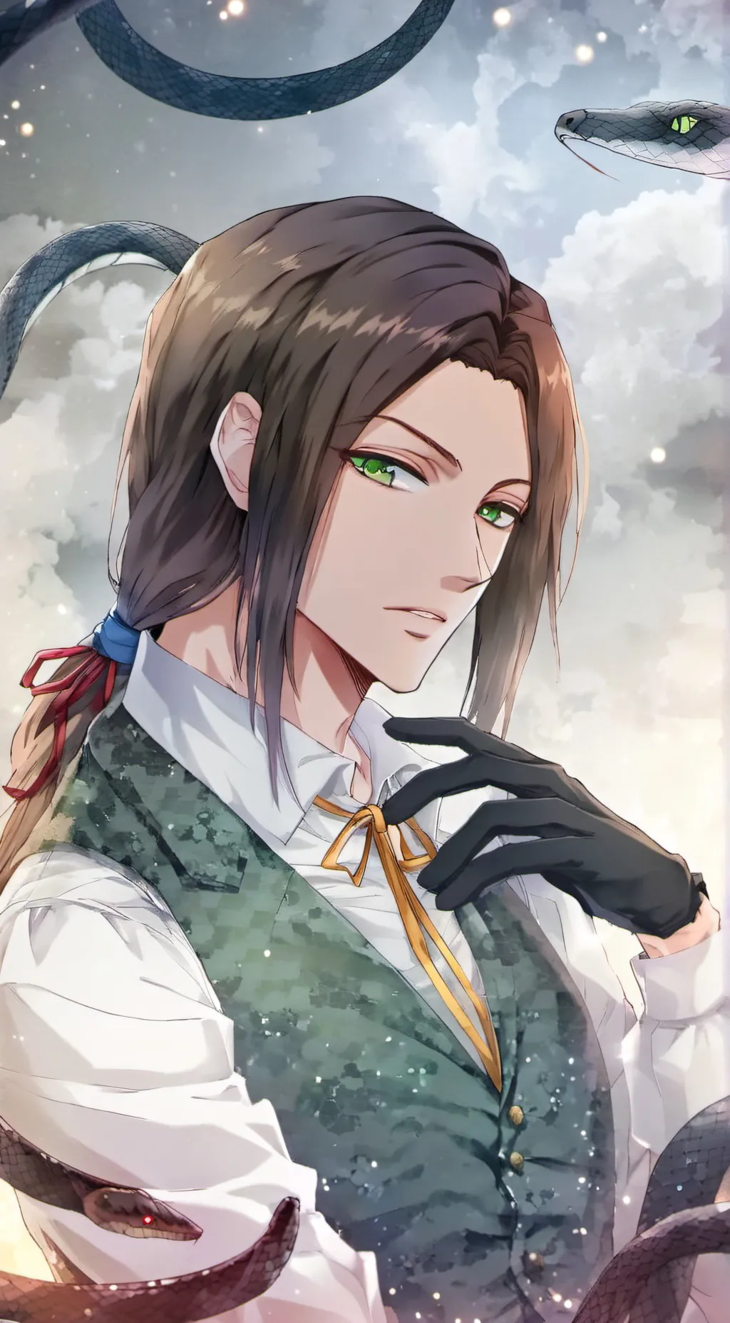 ai character: eren Jaeger background