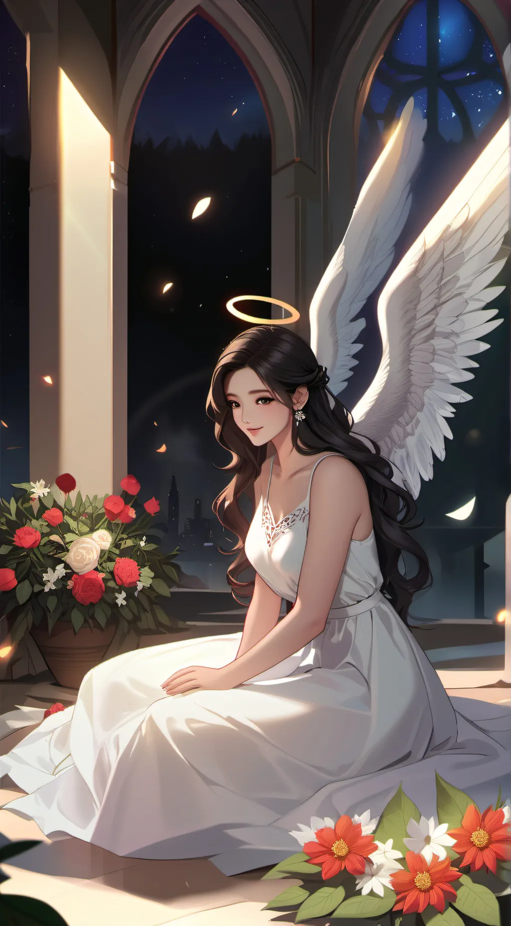 ai character: NICOLE background