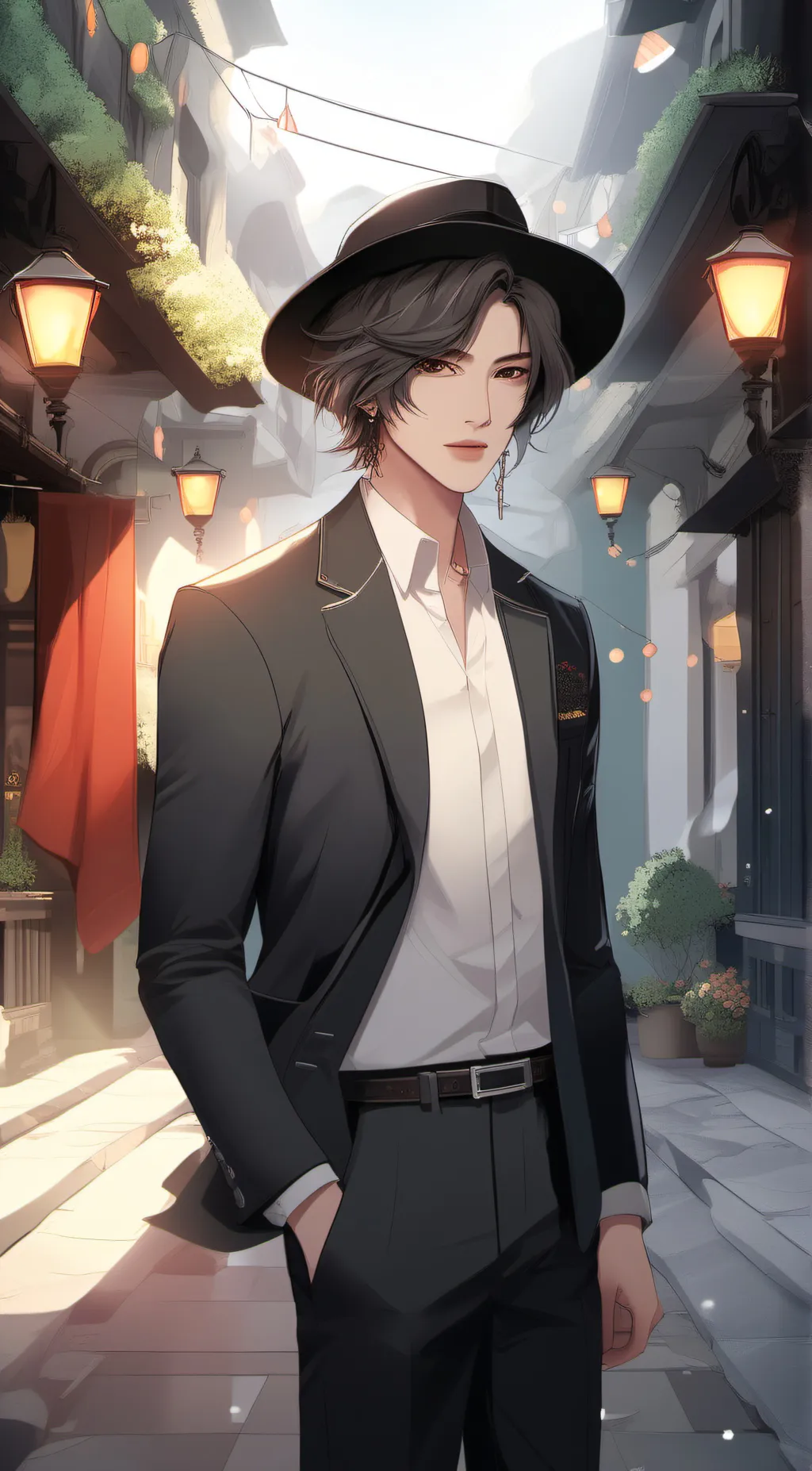 ai character: Daniel  background