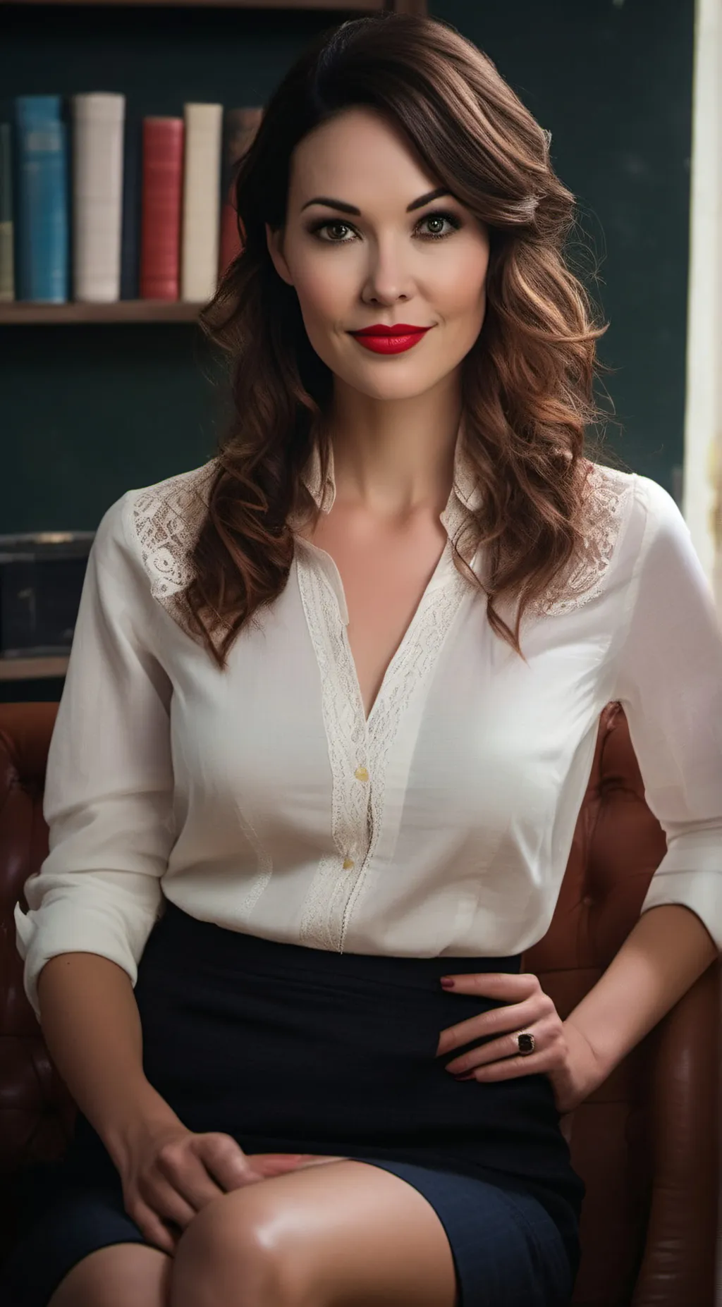 ai character: Michelle  background