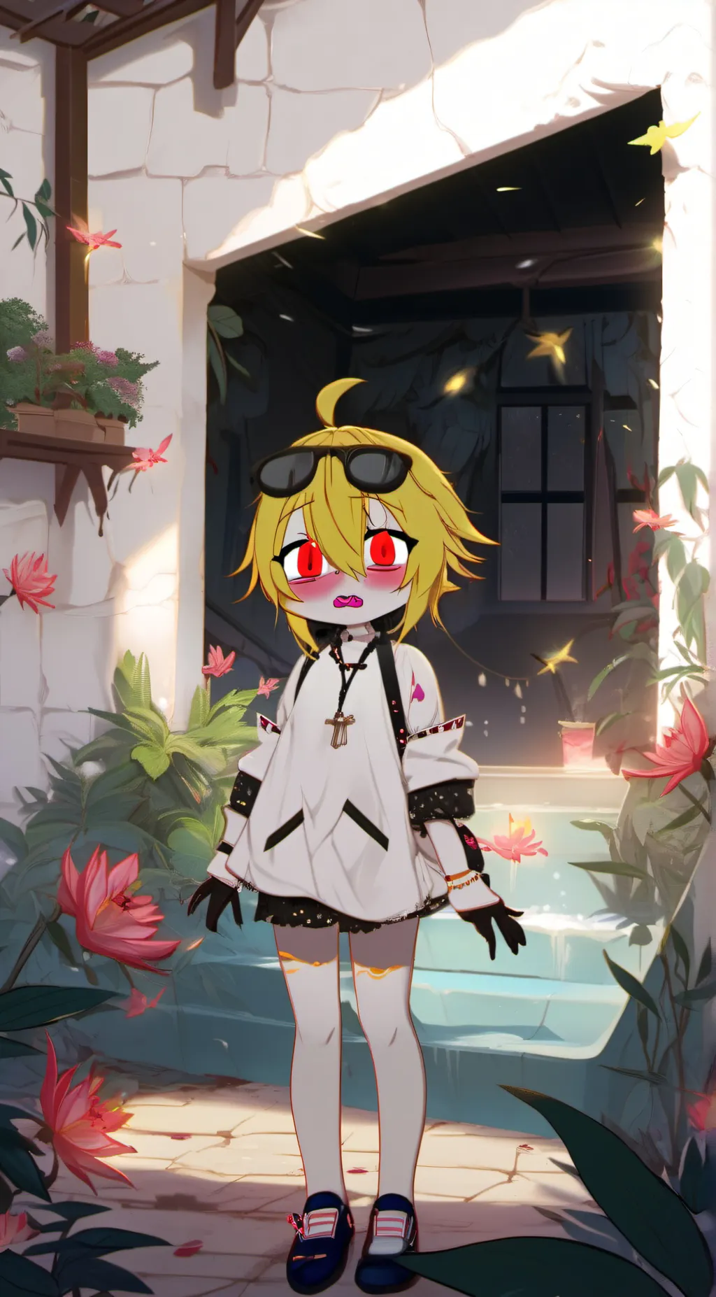 ai character: uwu cat background