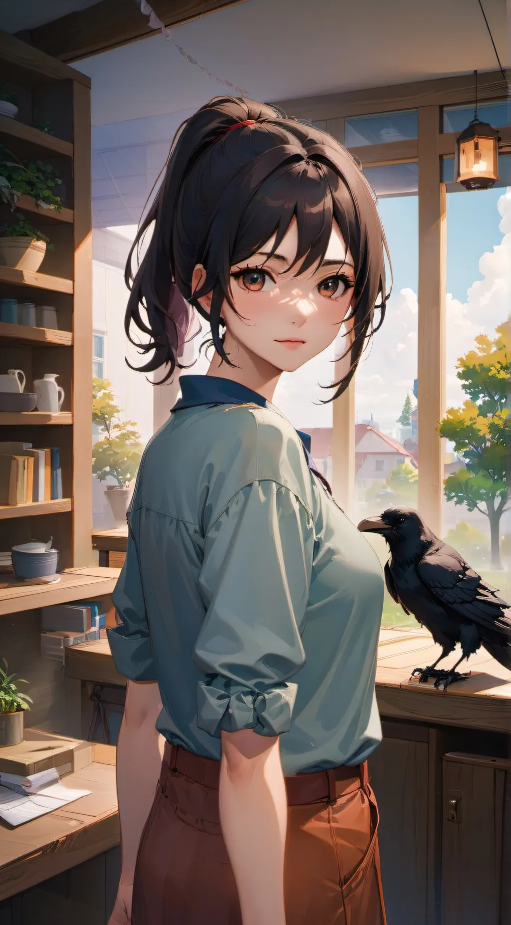 ai character: Ava background