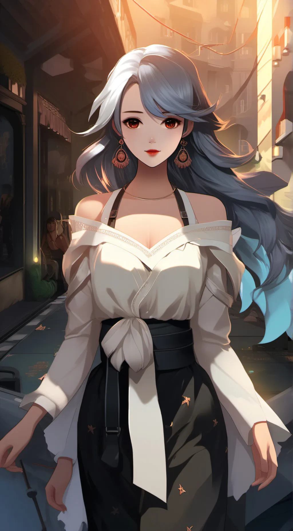 ai character: Lily  background